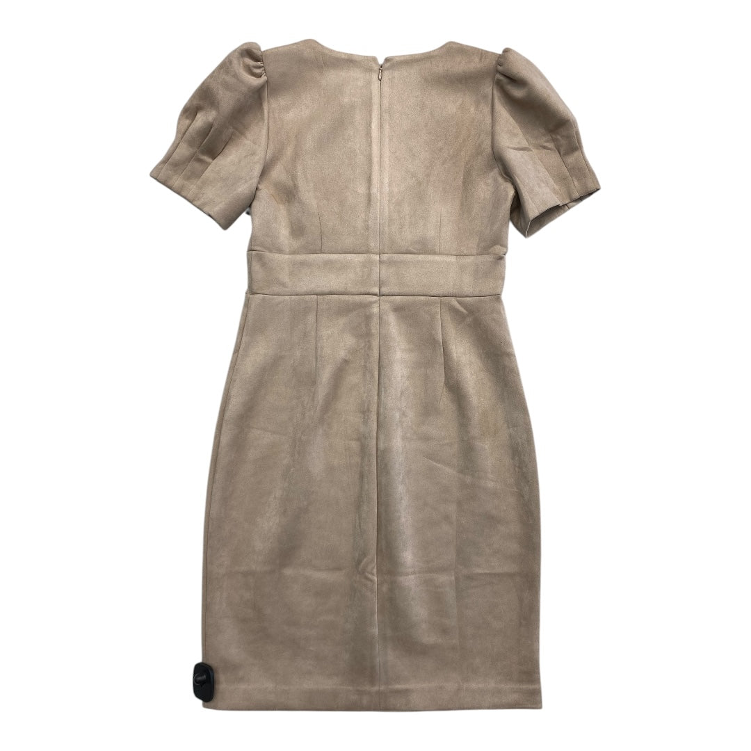Dress Party Midi By Dkny In Taupe, Size:8