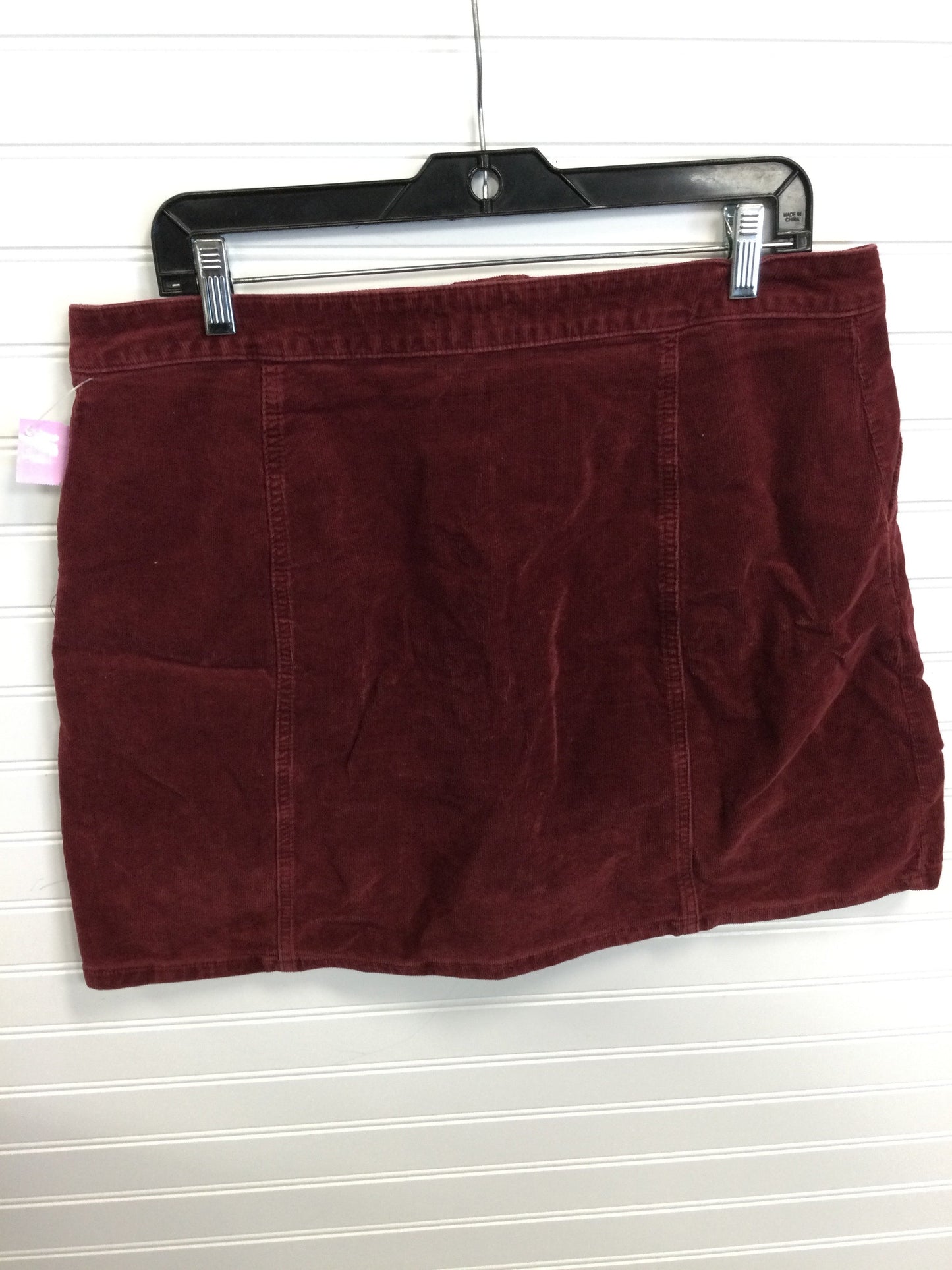 Skirt Midi By Maurices In Red, Size:14