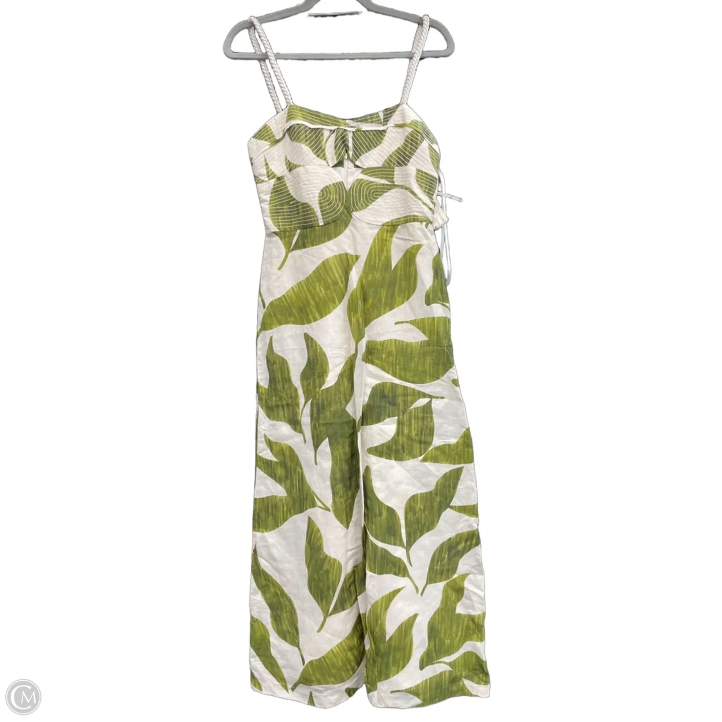 Dress Casual Midi By Antonio Melani In Green & White, Size: 2