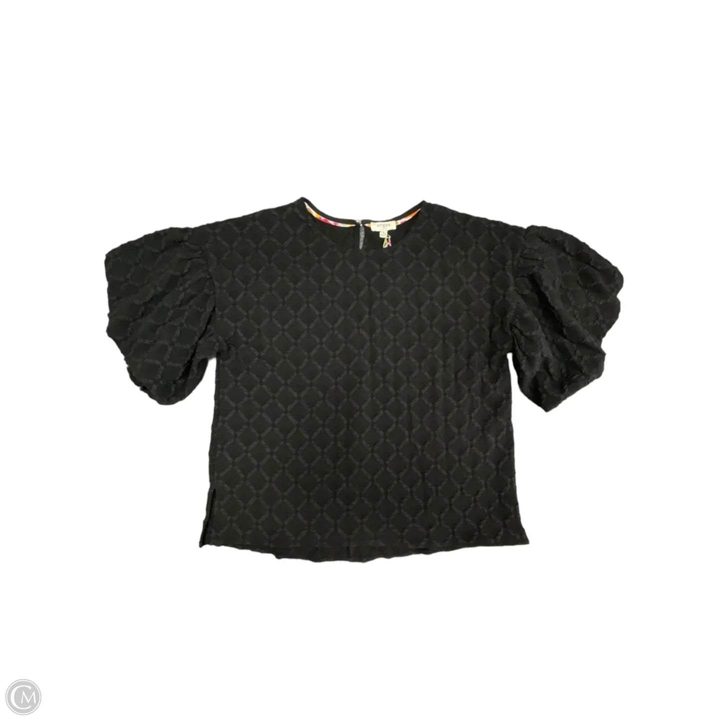 Top Short Sleeve By Umgee In Black, Size: M