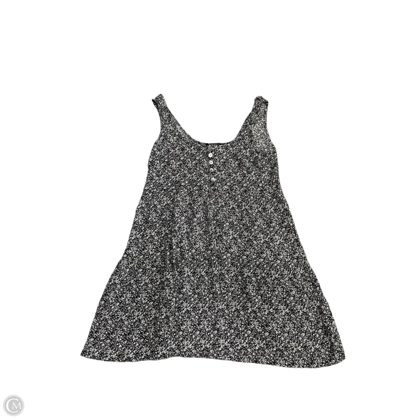 Tunic Sleeveless By Forever 21 In Black & White, Size: S