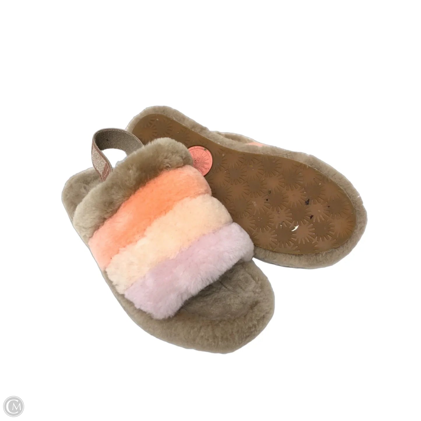Slippers By Ugg In Brown & Pink, Size: 8