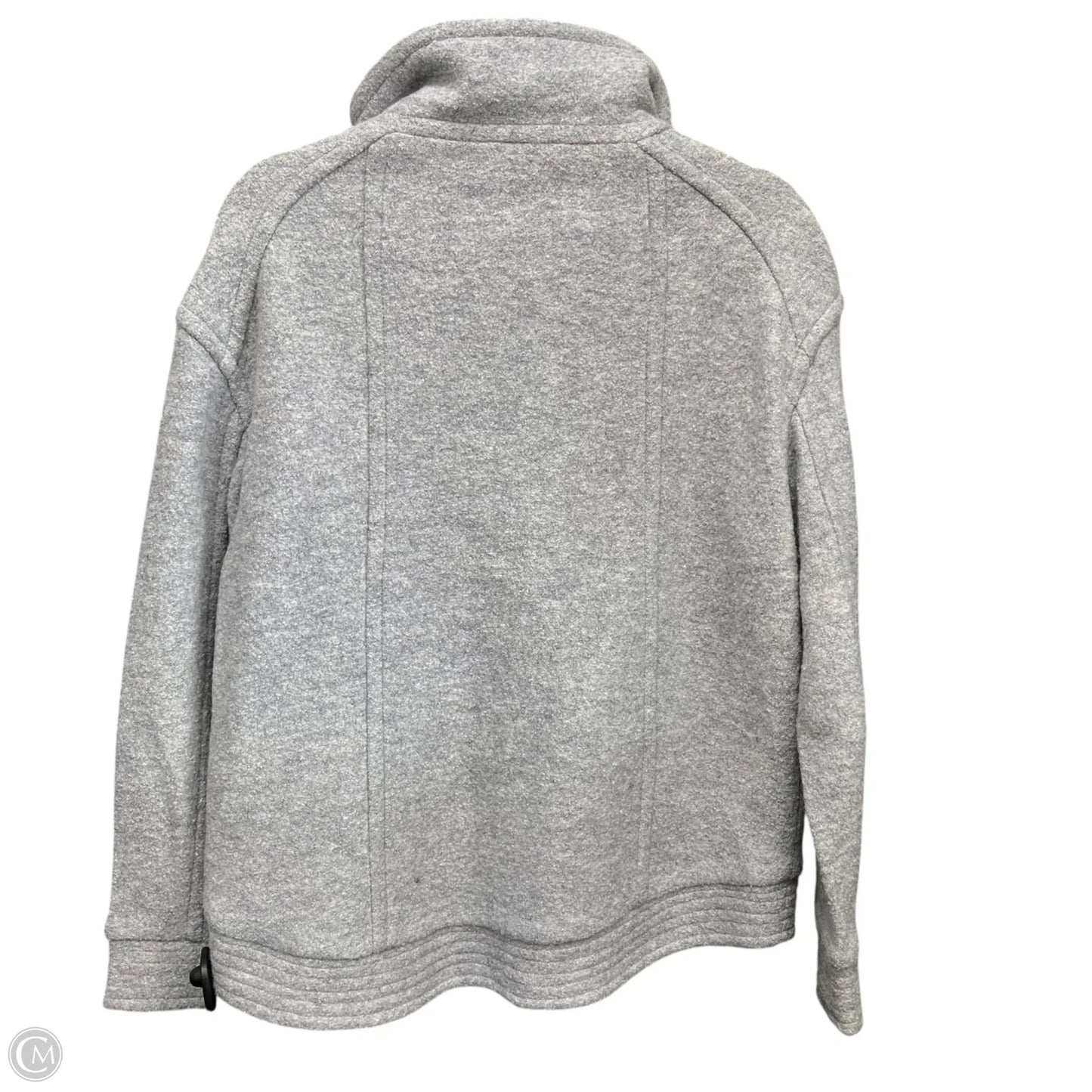 Jacket Moto By Banana Republic In Grey, Size: S