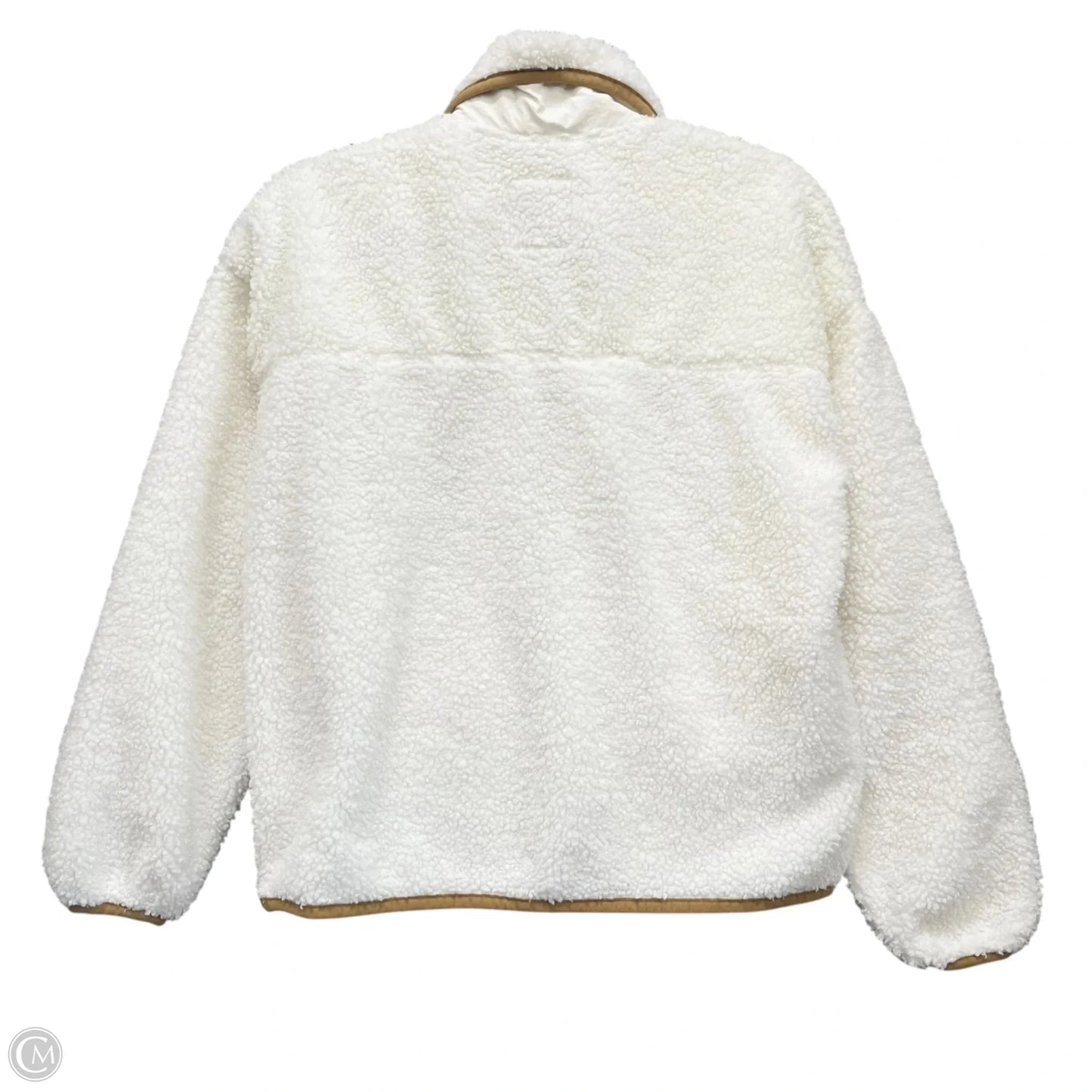 Jacket Fleece By Free Assembly In Ivory, Size: Xs