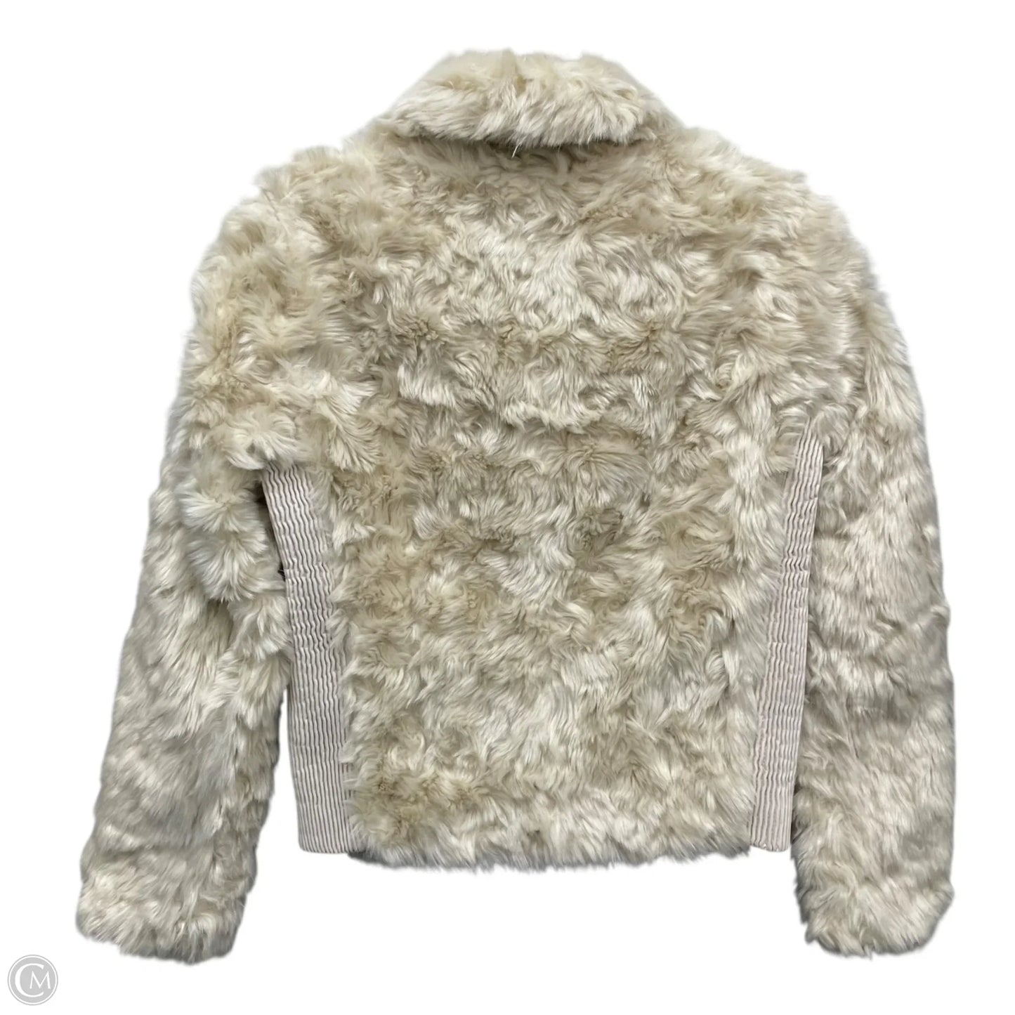 Jacket Faux Fur & Sherpa By Bagatelle In Beige, Size: S