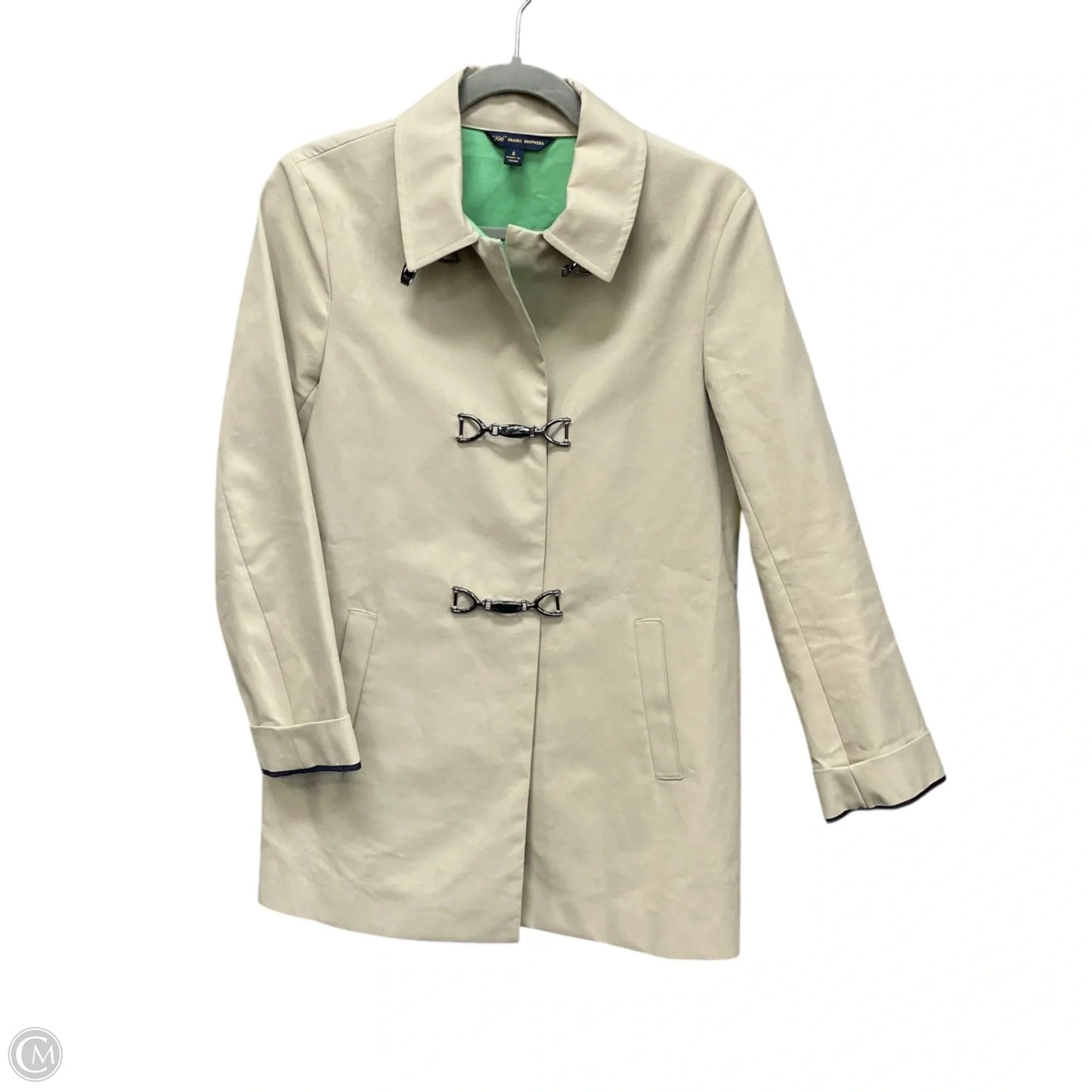 Jacket Other By Brooks Brothers In Tan, Size: 4