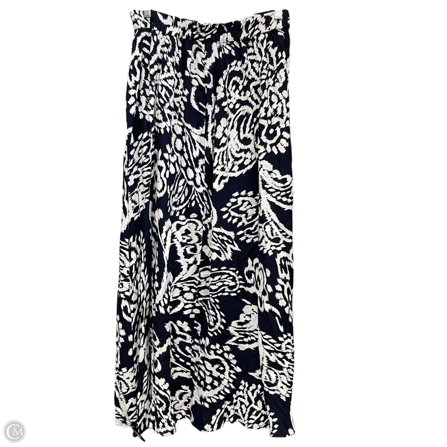Skirt Maxi By Vince Camuto In Blue & White, Size: S