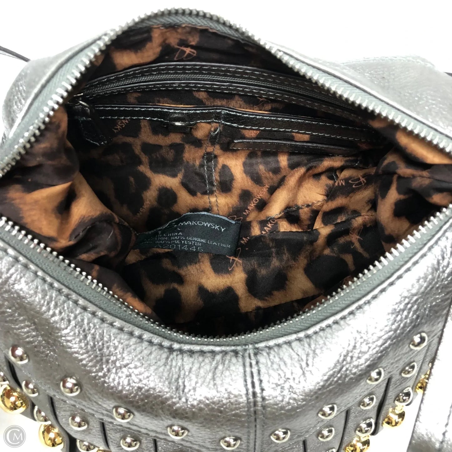 Crossbody Leather By B. Makowsky, Size: Medium