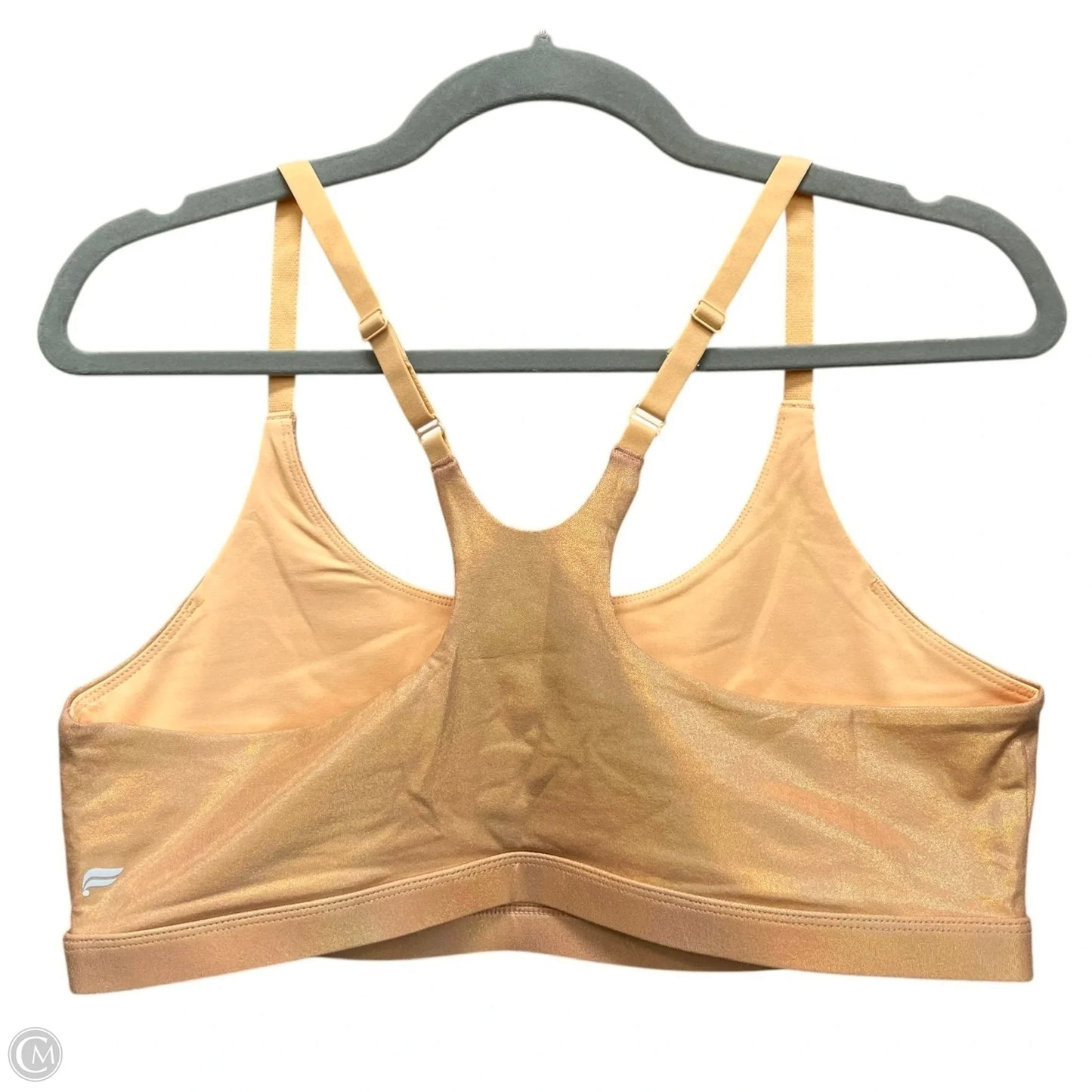 Athletic Bra By Fabletics In Gold, Size: Xl