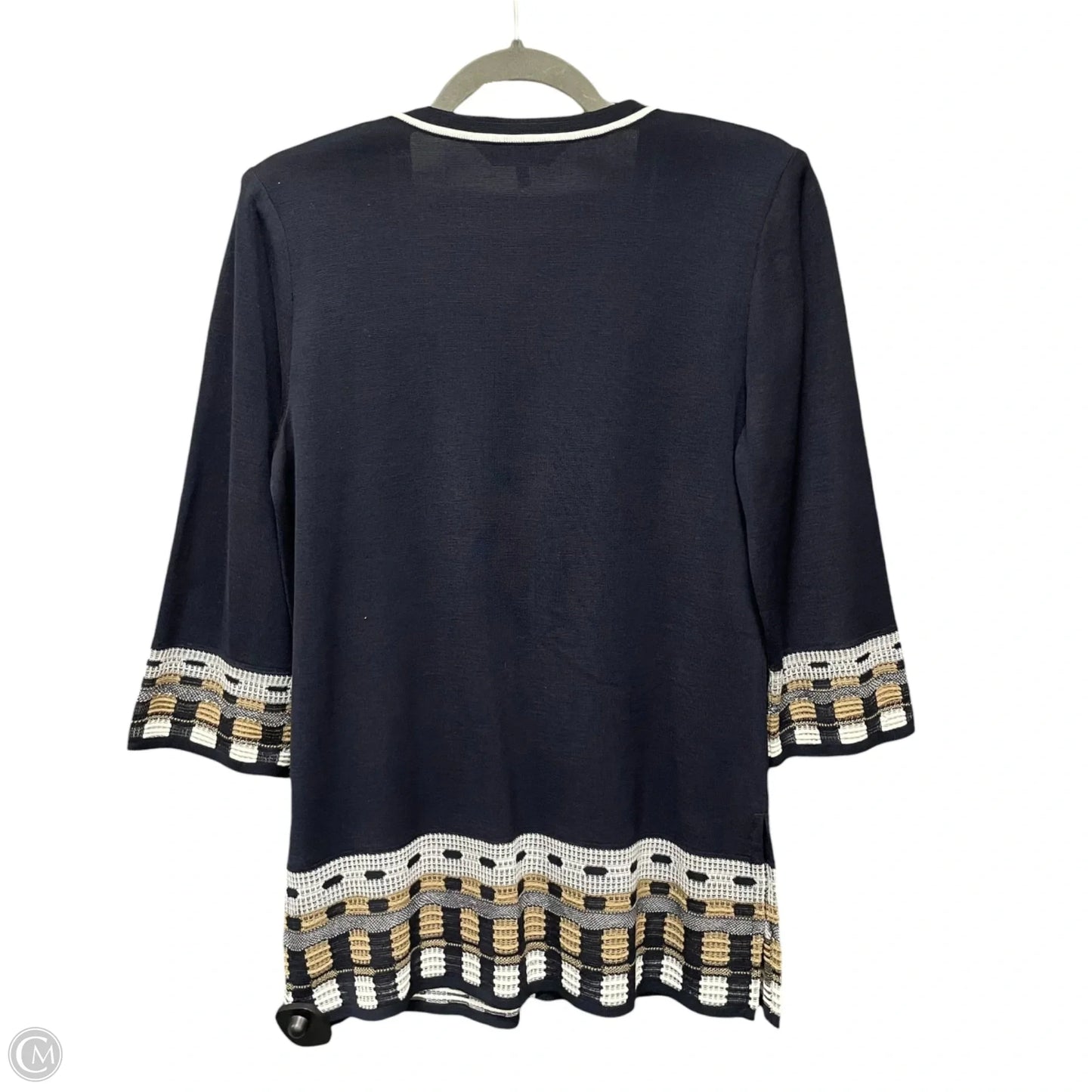 Cardigan By Ming Wang In Navy, Size: S