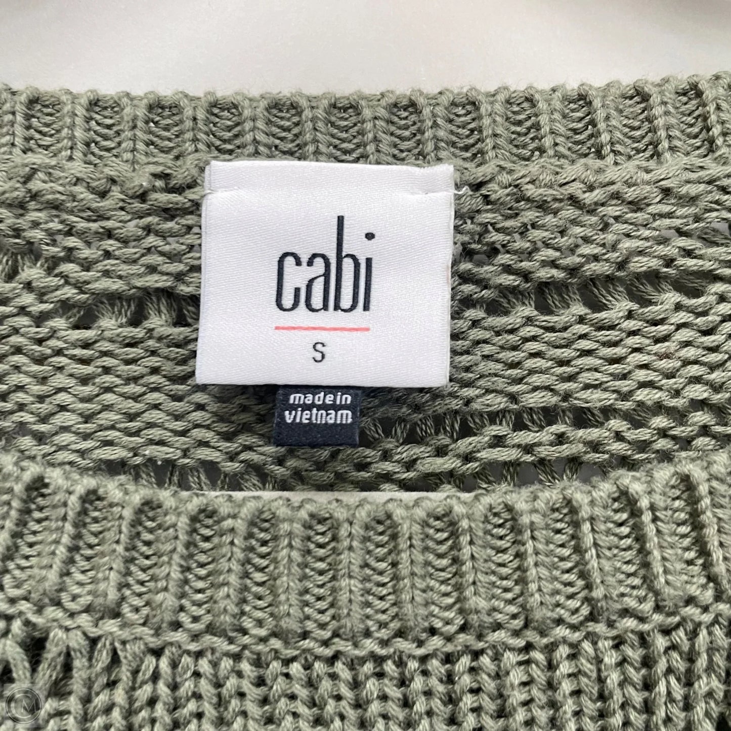 Sweater By Cabi In Green, Size: S