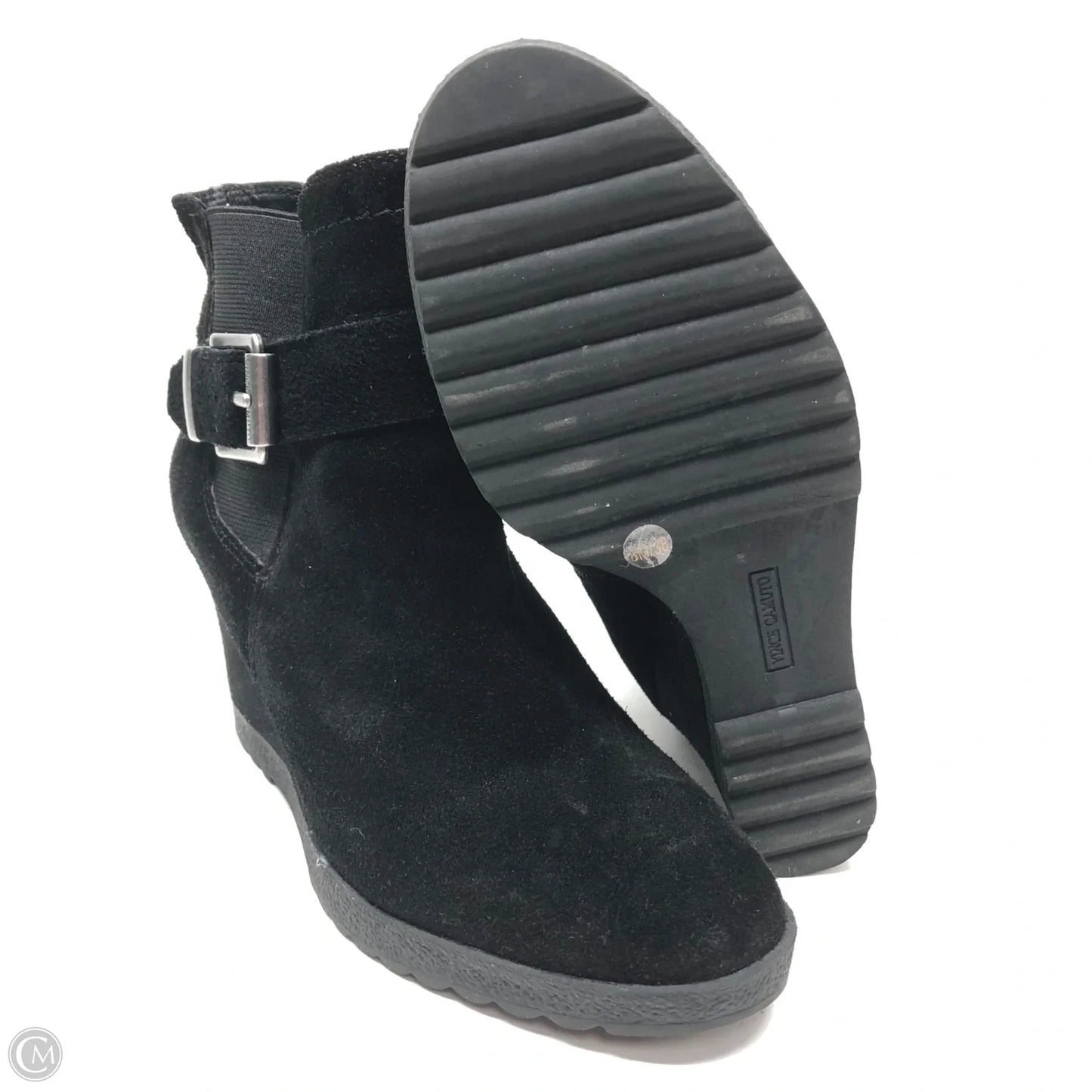 Boots Ankle Heels By Vince Camuto In Black, Size: 8