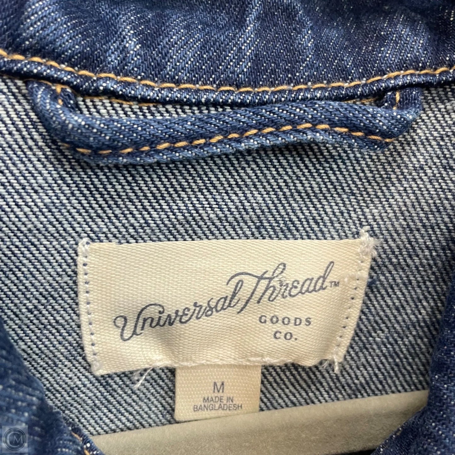 Jacket Denim By Universal Thread In Blue Denim, Size: M