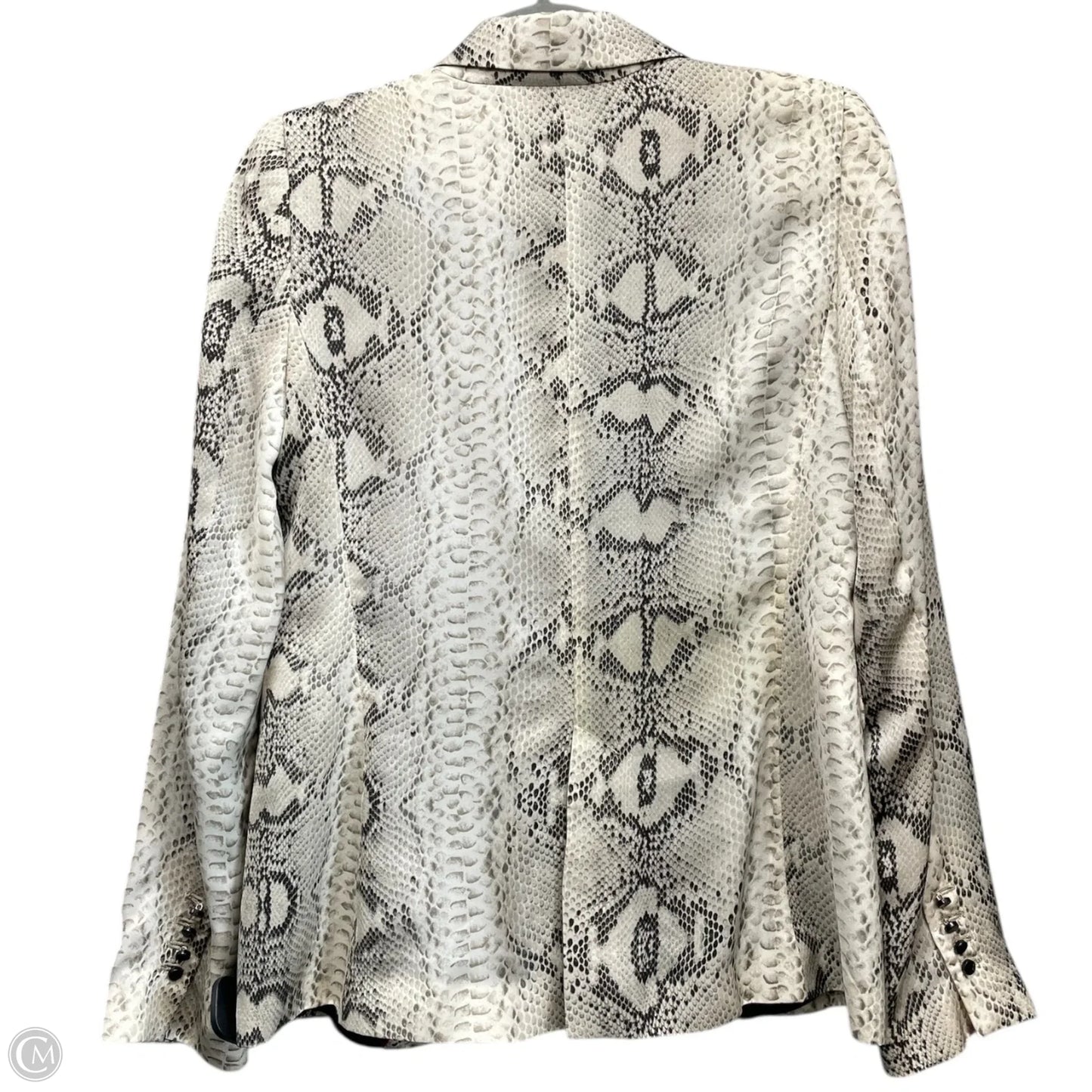 Blazer By Zara In Snakeskin Print, Size: S