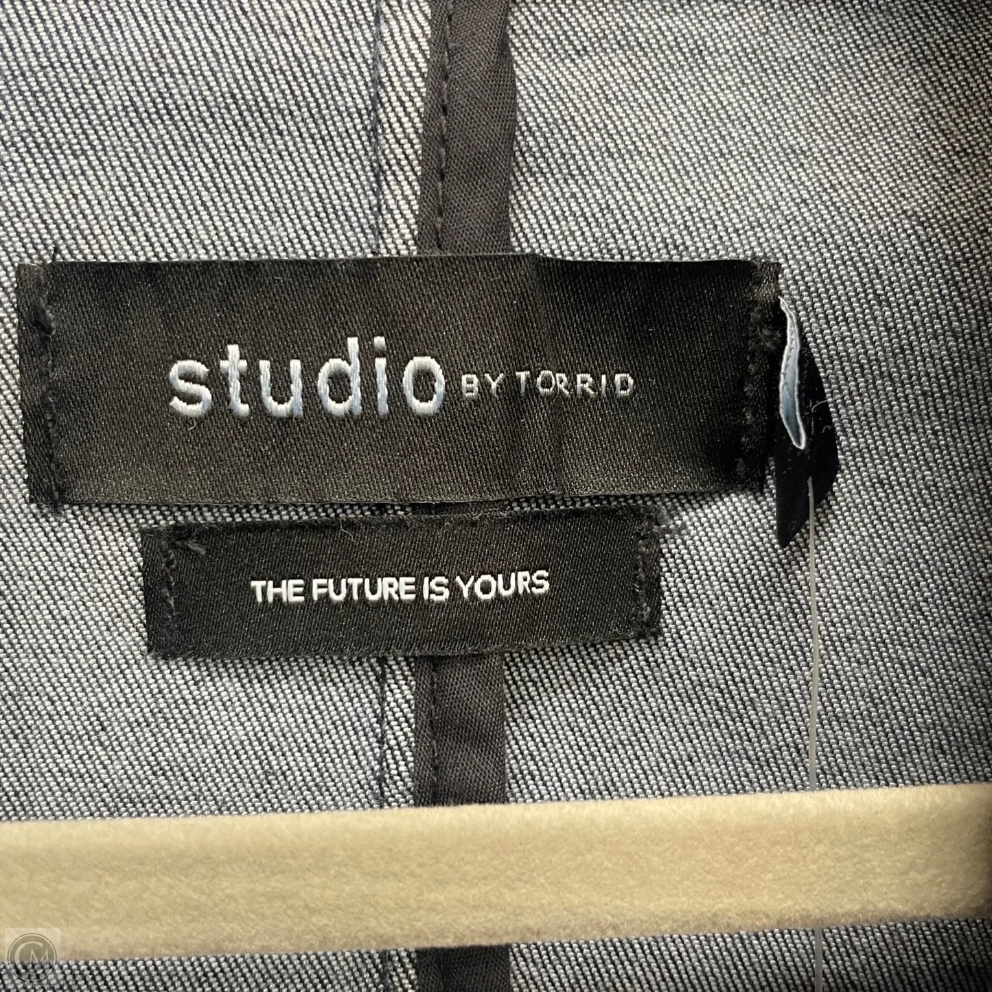 Blazer By Torrid In Blue Denim, Size: 2x