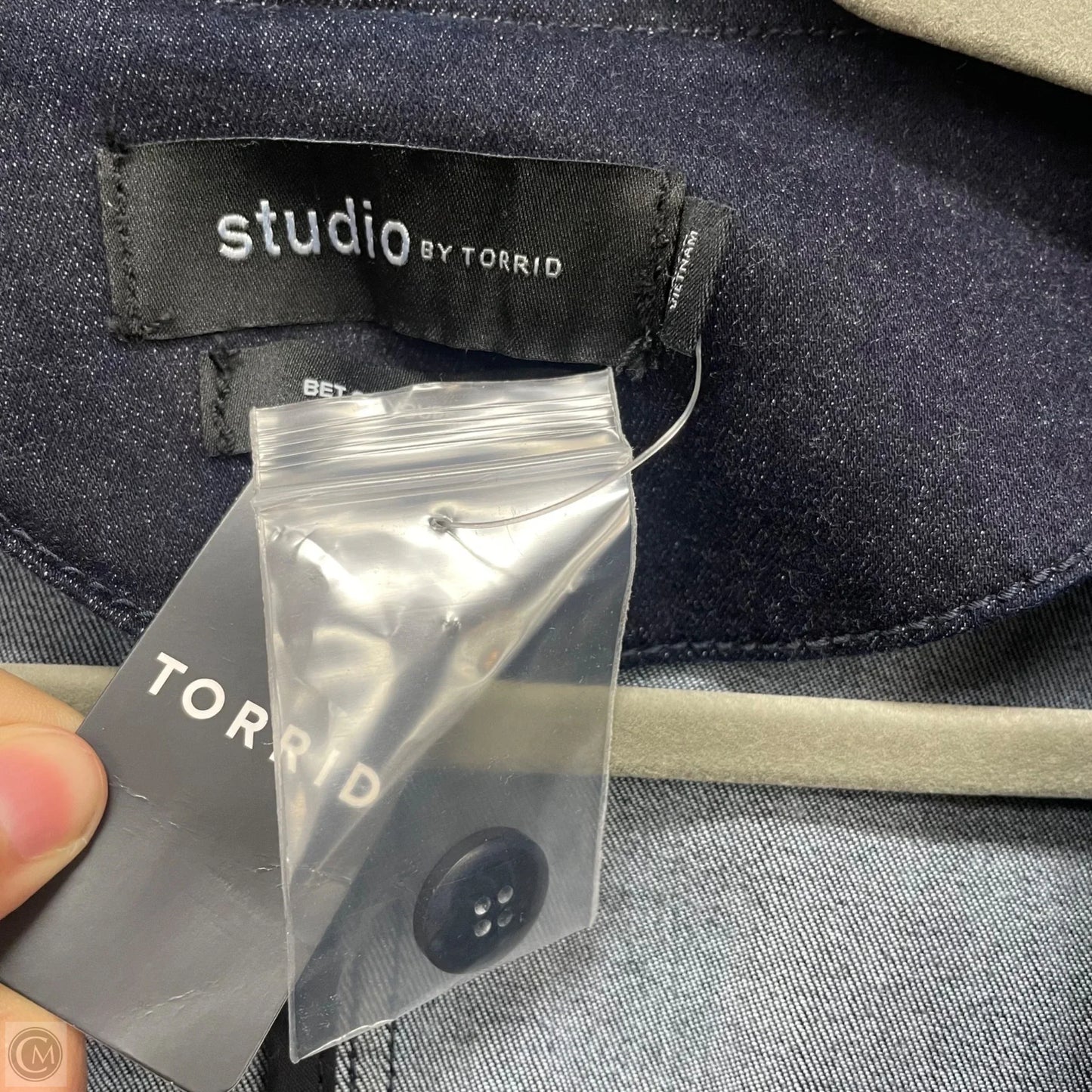 Vest Other By Torrid In Blue Denim, Size: 1x