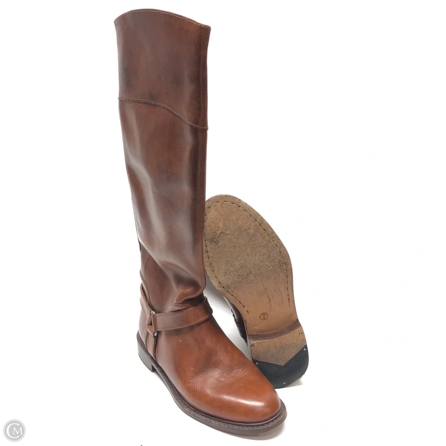 Boots Ankle Flats By Cole-haan In Brown, Size: 7.5