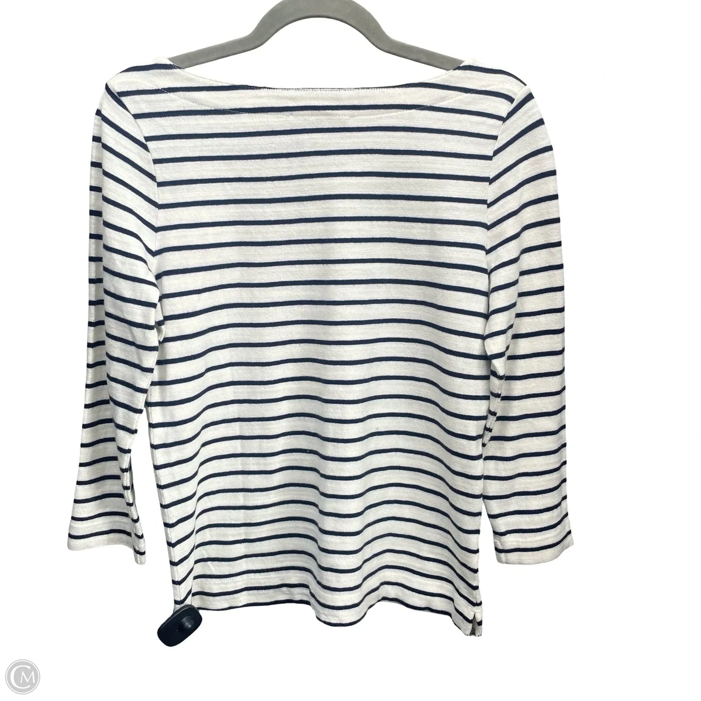 Top Long Sleeve By Loft In Striped Pattern, Size: S