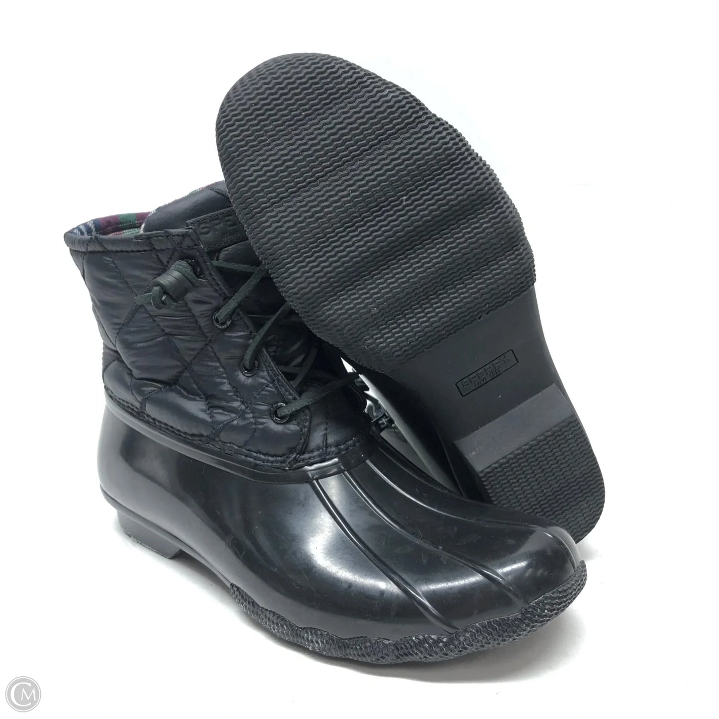 Boots Rain By Sperry In Black, Size: 10