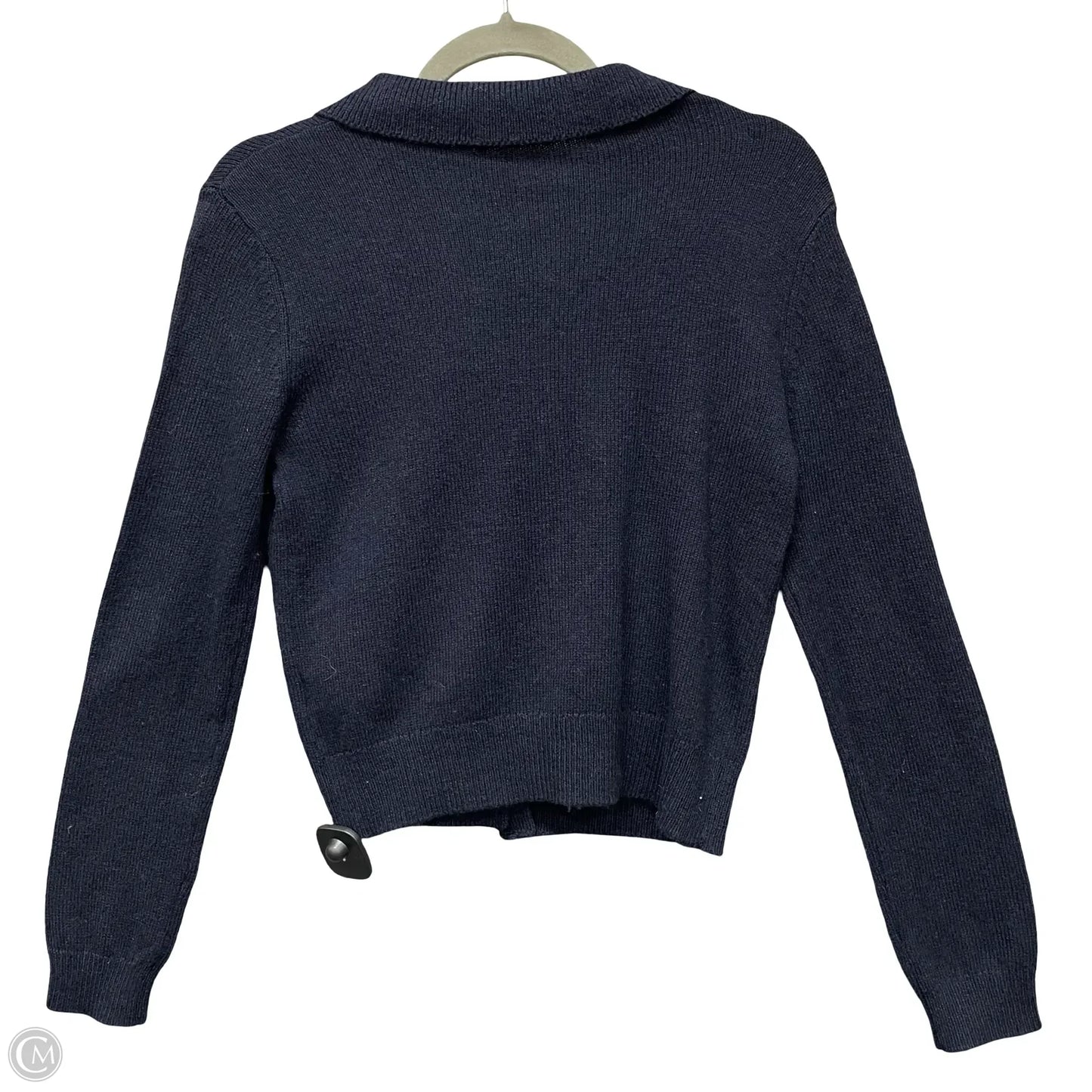 Sweater Cardigan By Zara In Navy, Size: S