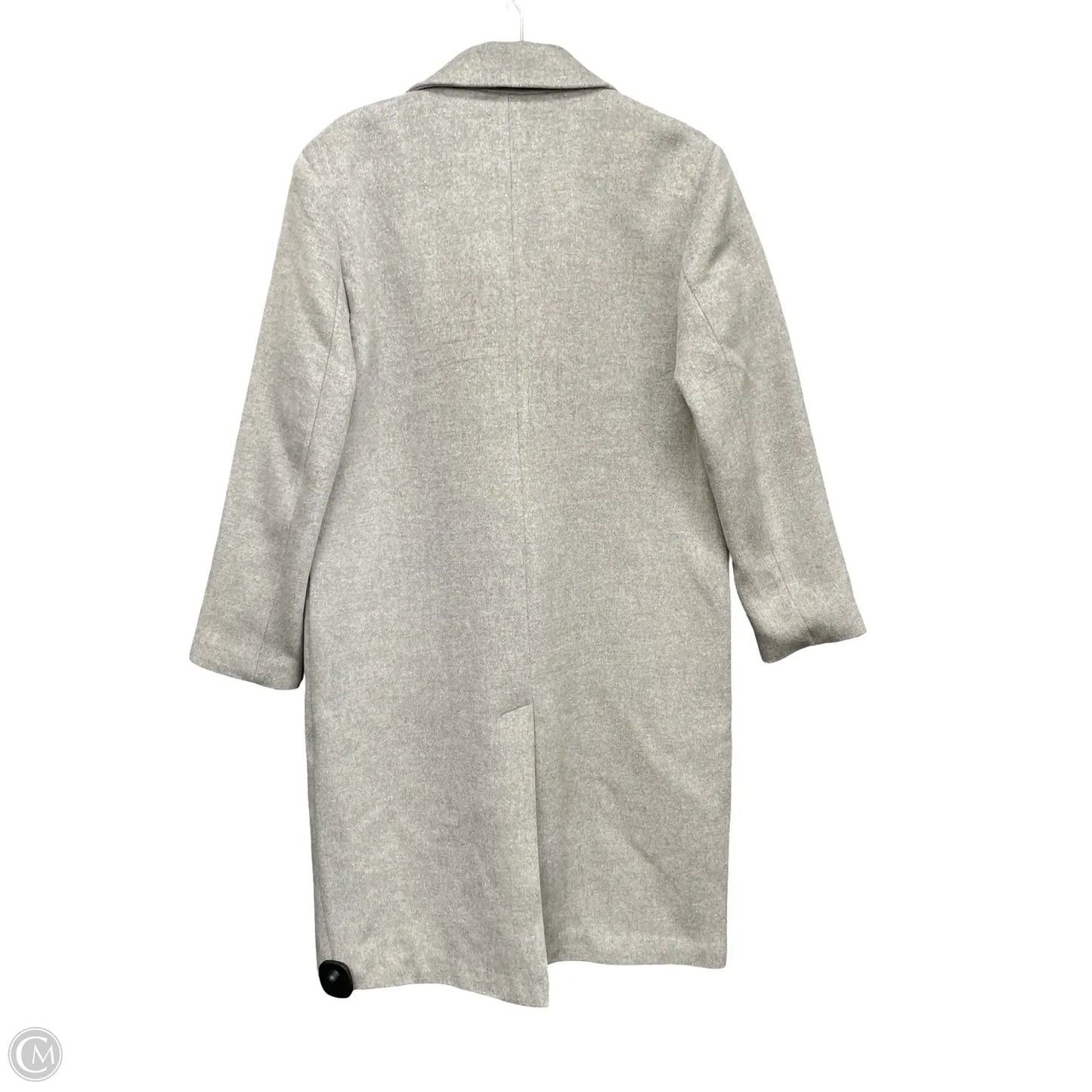 Coat Wool By Loft In Grey, Size: Xxsp
