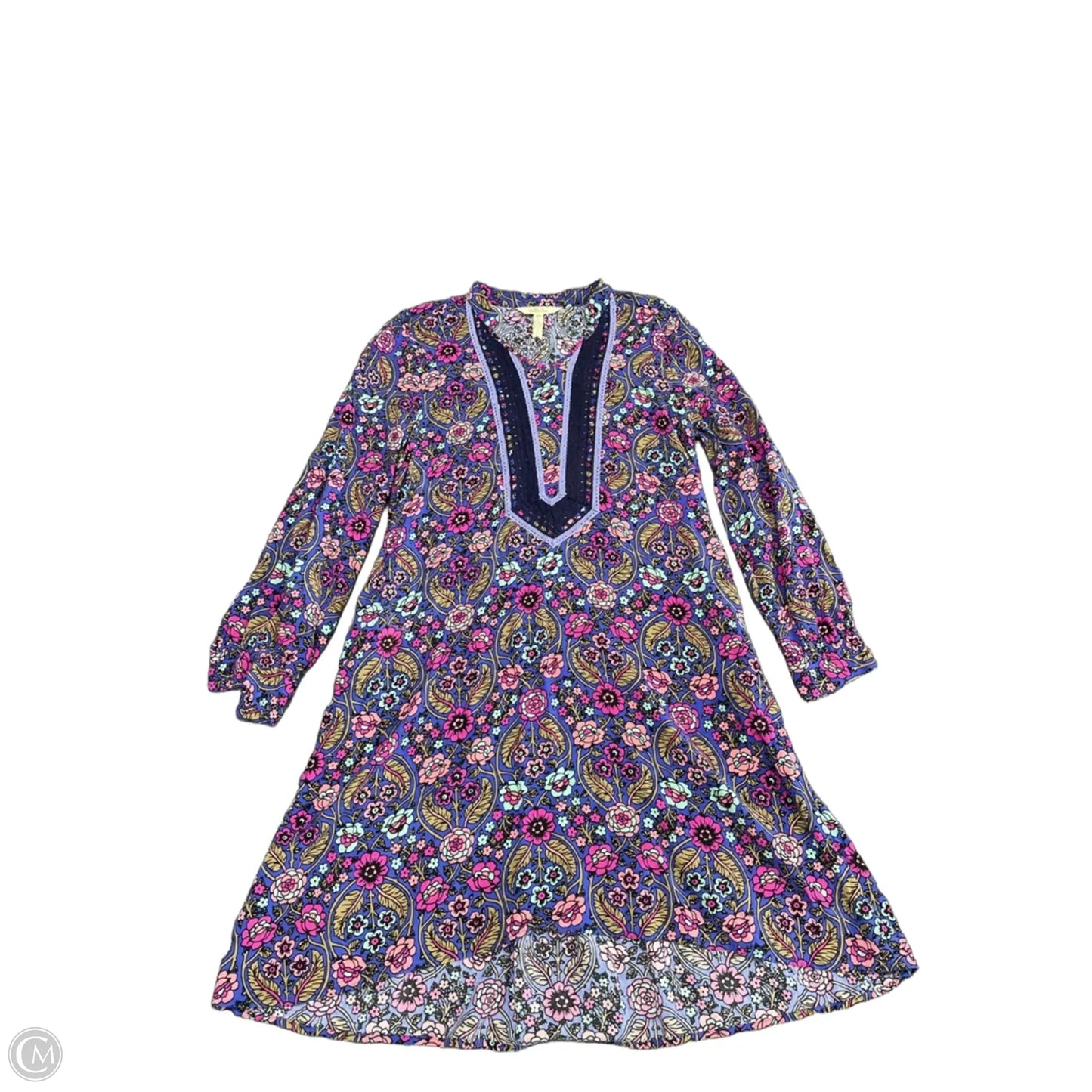 Dress Casual Short By Matilda Jane In Floral Print, Size: Xs