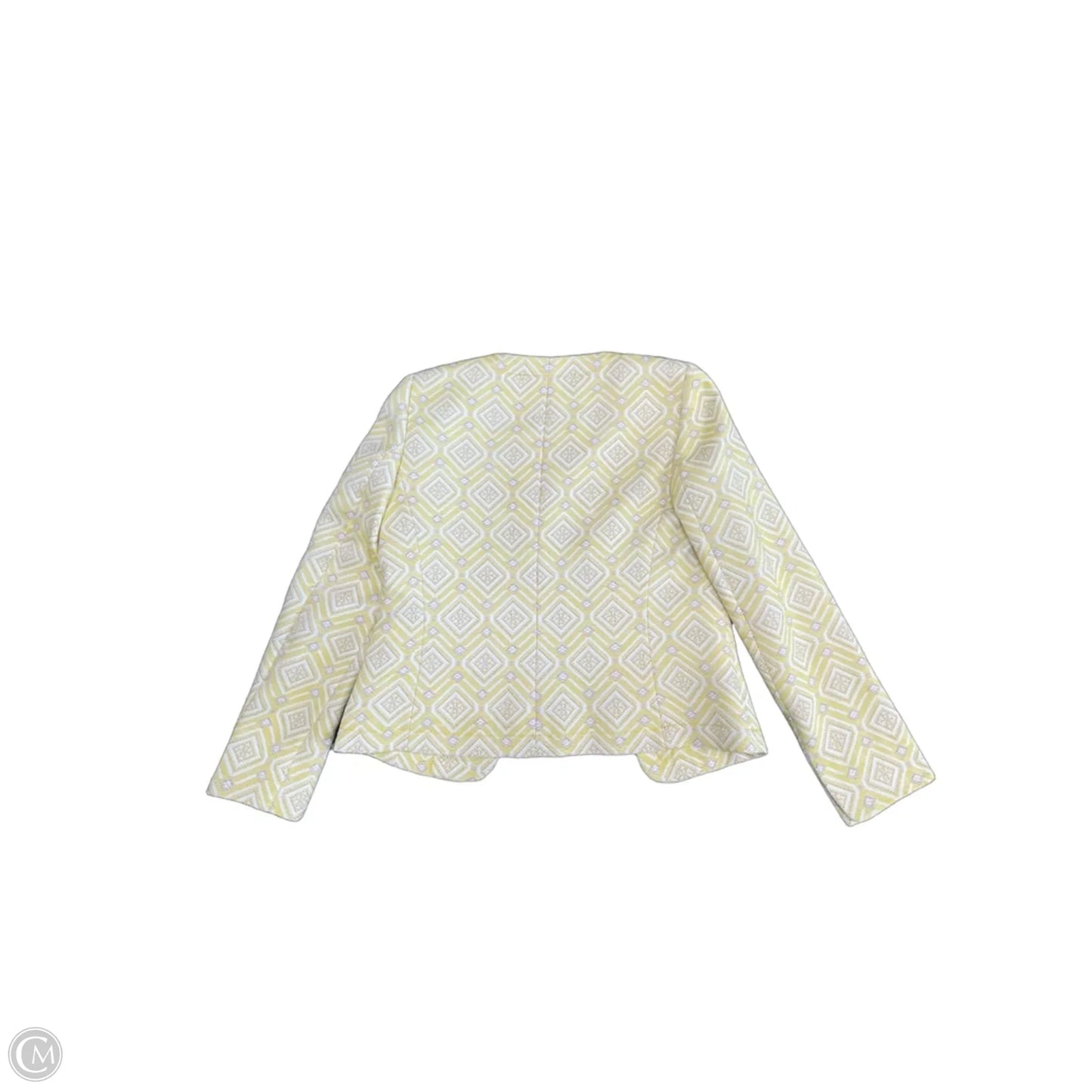 Blazer By Tahari By Arthur Levine In Yellow, Size: 2