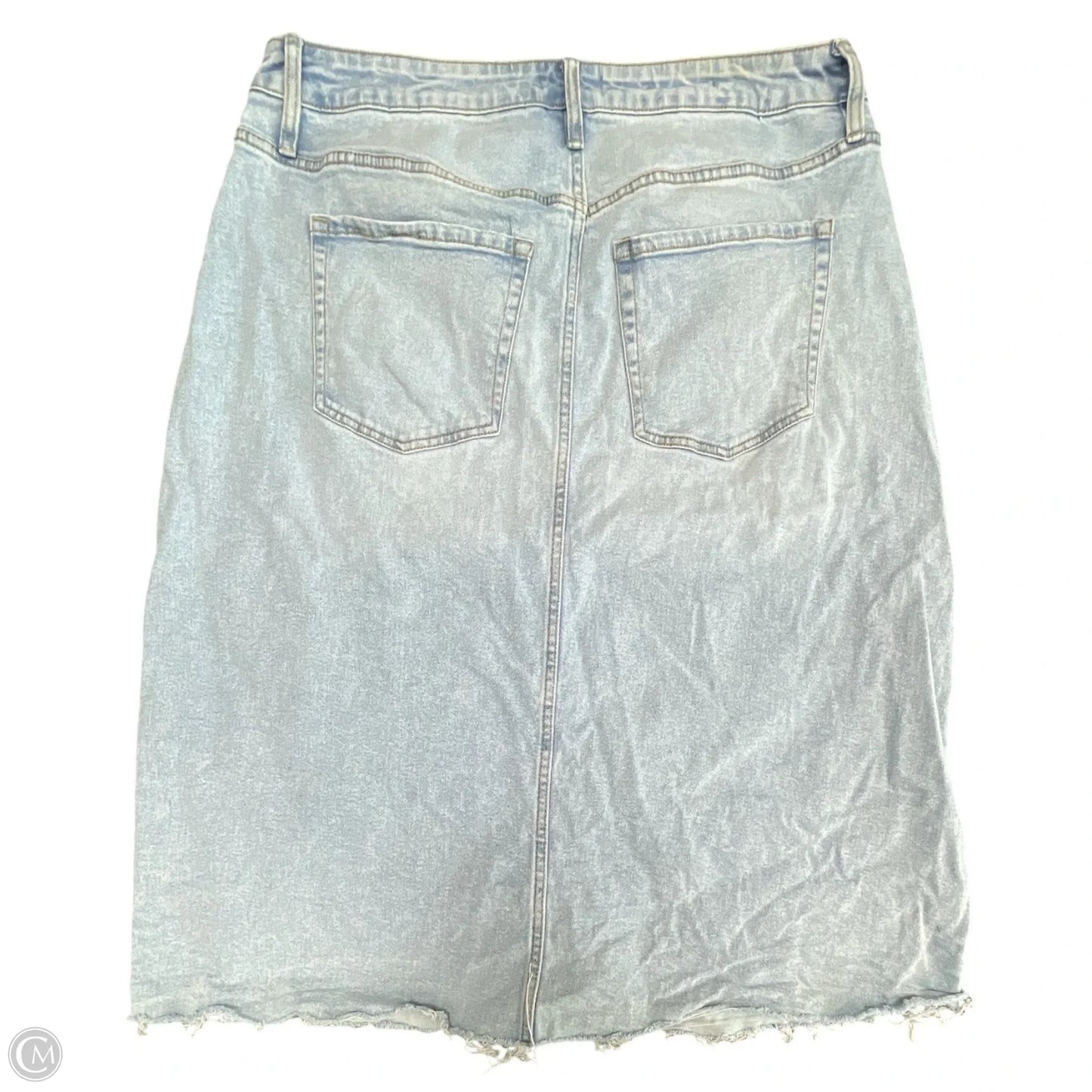 Skirt Midi By Ava & Viv In Blue Denim, Size: 16