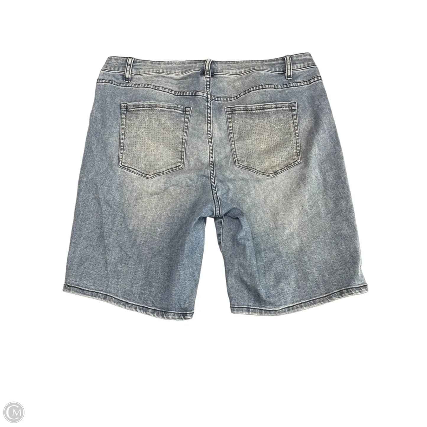 Shorts By Lane Bryant In Blue Denim, Size: 18