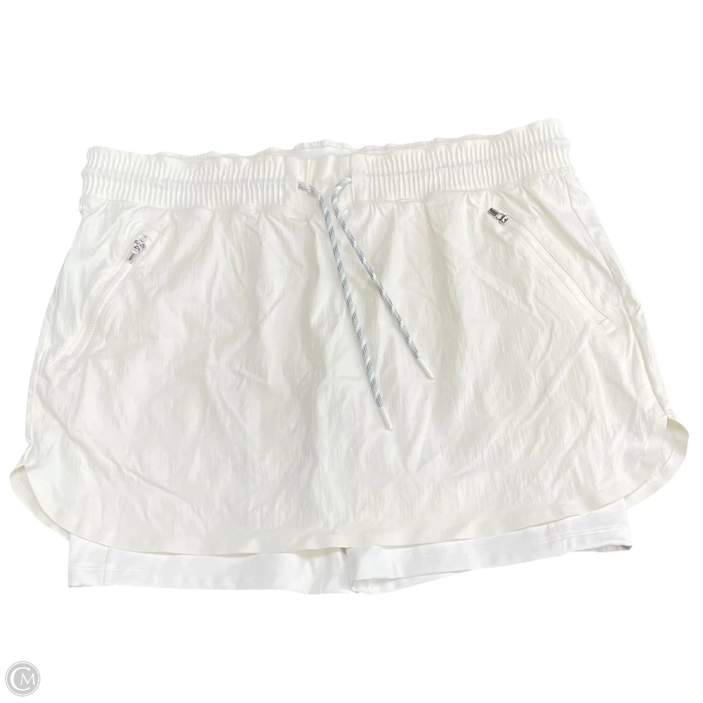 Athletic Shorts By Athleta In Cream, Size: 12