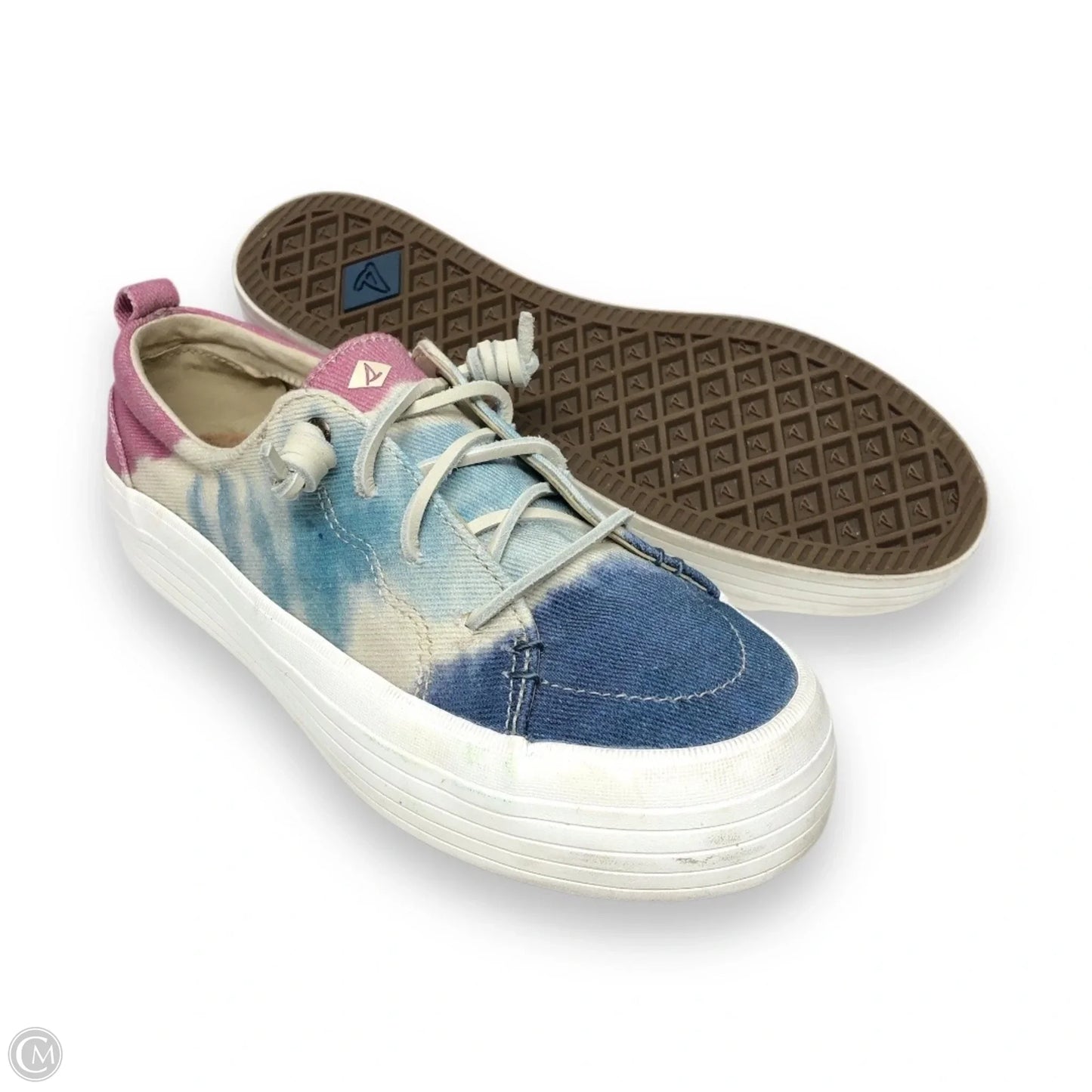Shoes Sneakers By Sperry In Tie Dye Print, Size: 9.5