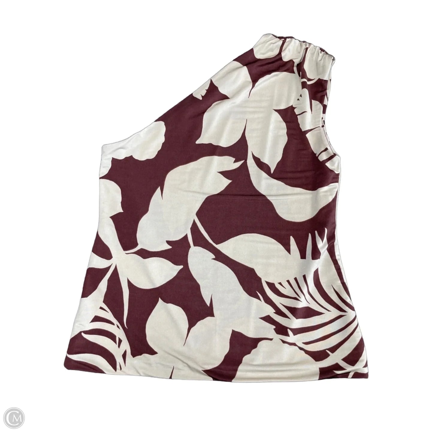 Top Sleeveless By Ann Taylor In Brown & Cream, Size: S