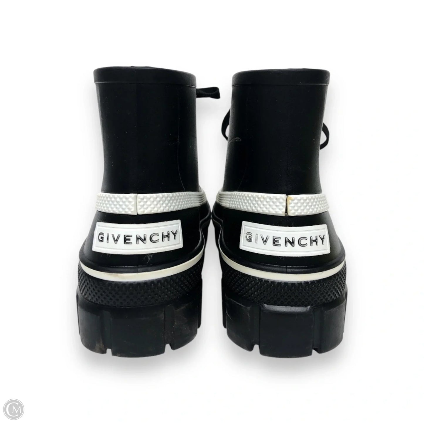 Boots Luxury Designer By Givenchy In Black, Size: 10.5