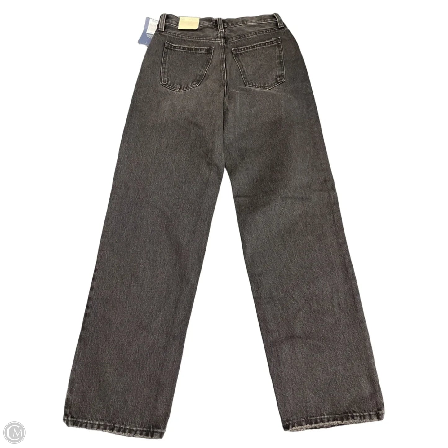 Jeans Straight By Universal Thread In Black Denim, Size: Xxs