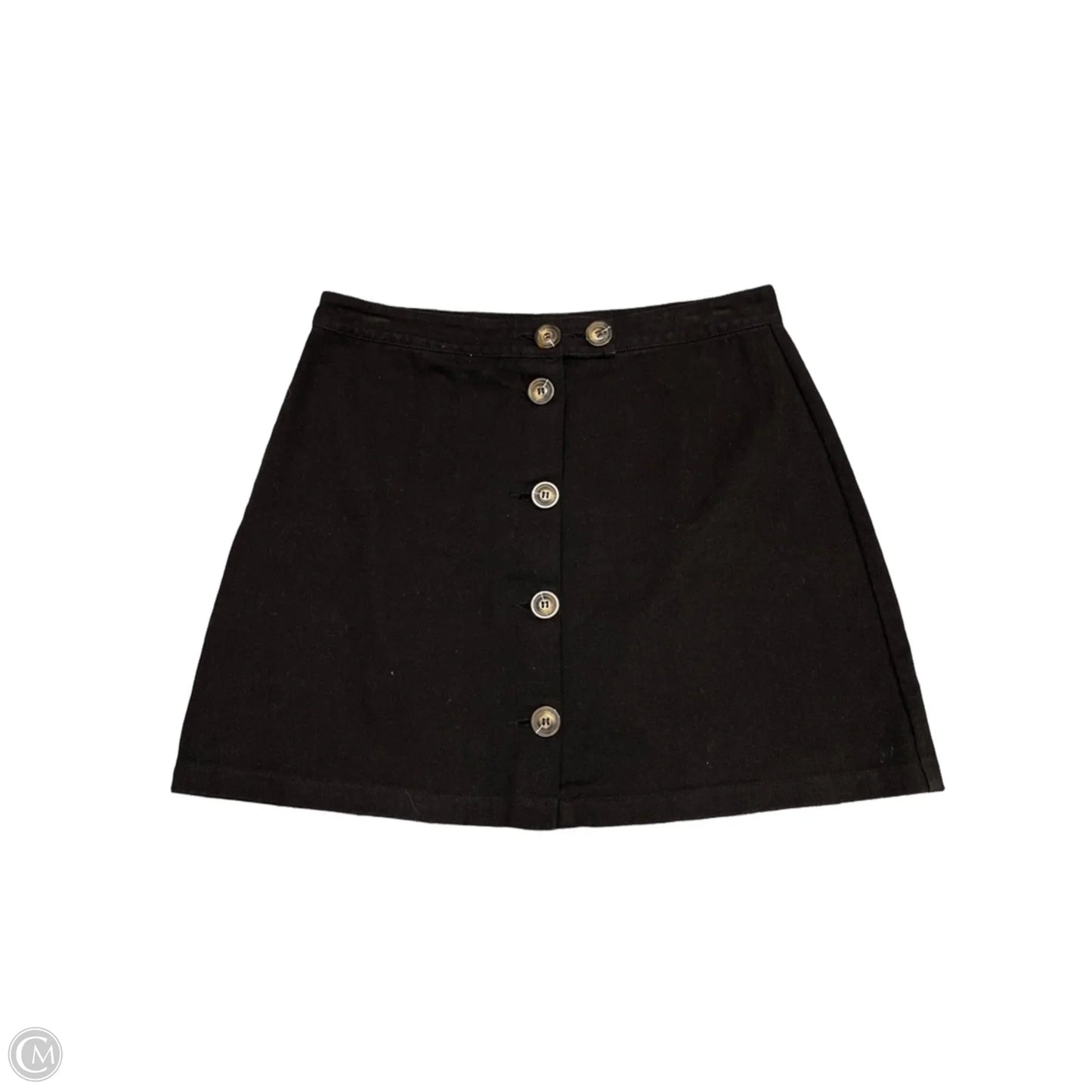 Skirt Mini & Short By Chelsea And Violet In Black Denim, Size: Xl