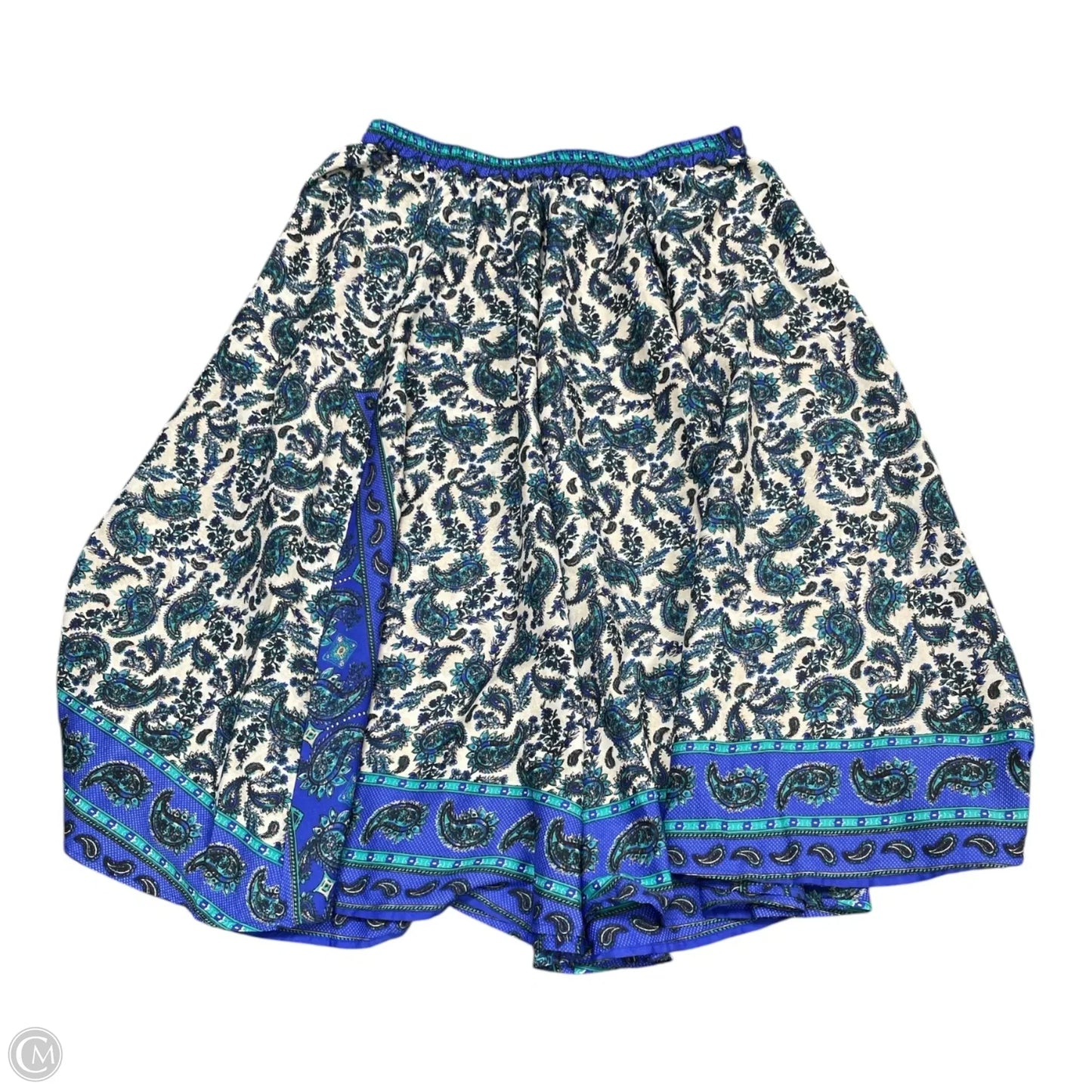 Skirt Midi By Clothes Mentor In Blue, Size: M