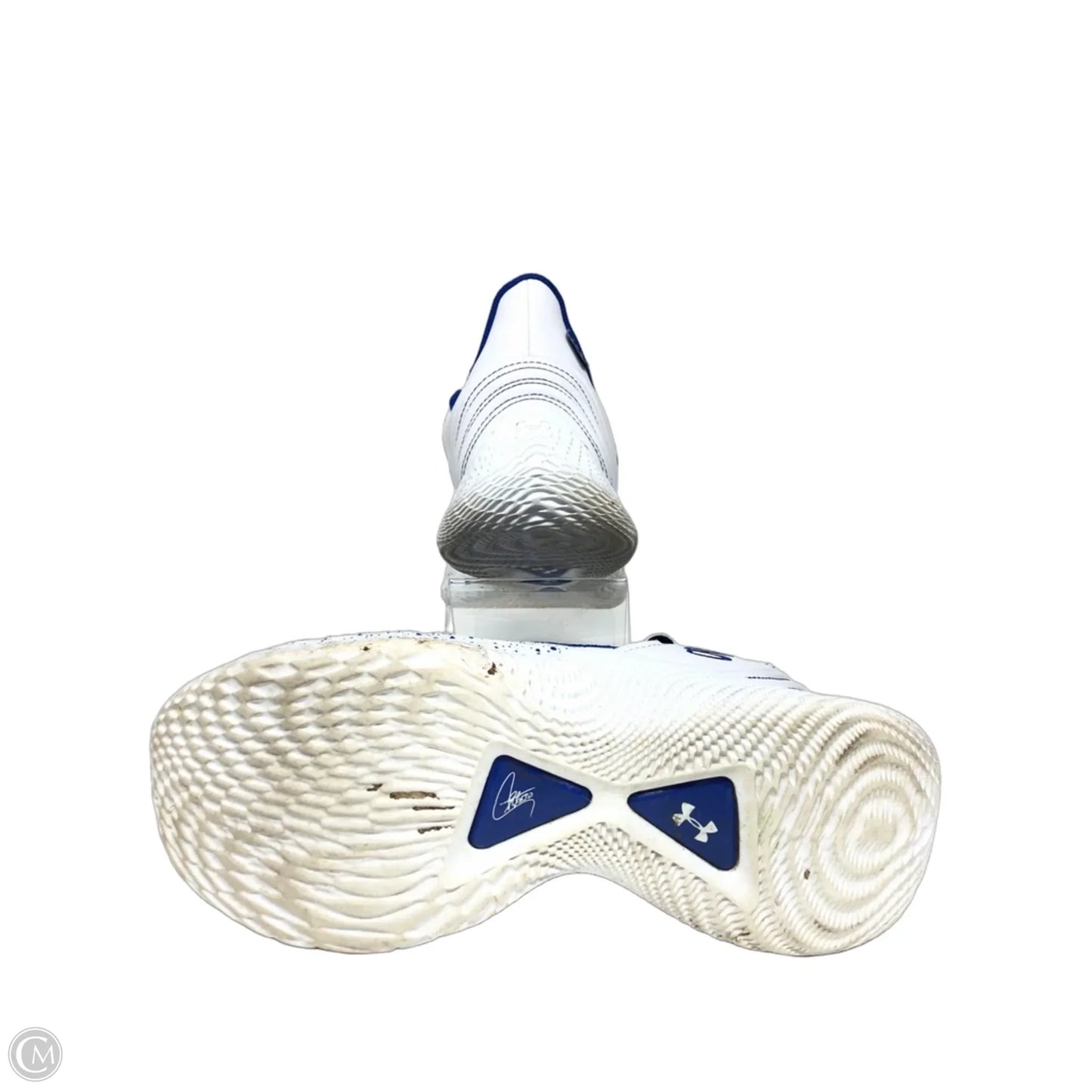 Shoes Athletic By Under Armour In Blue & White, Size: 8.5
