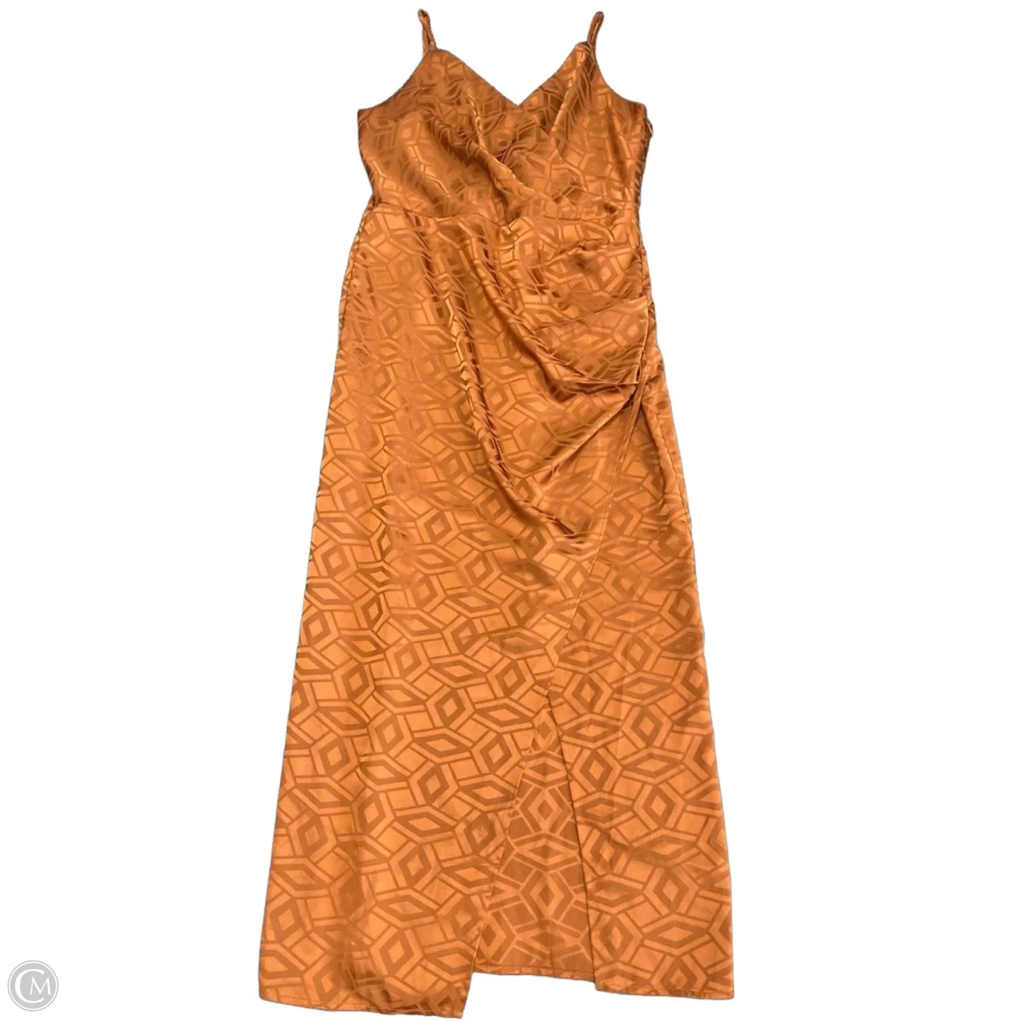 Dress Casual Midi By Skies Are Blue In Brown, Size: S
