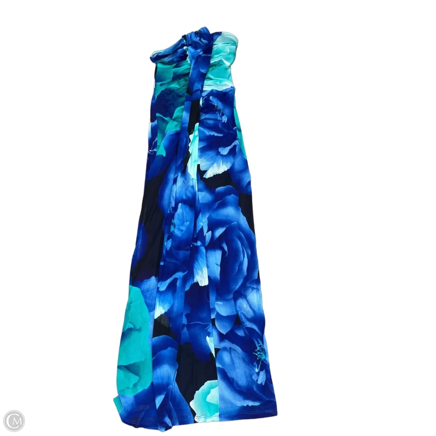Dress Casual Maxi By Fashion Nova In Blue & Green, Size: S