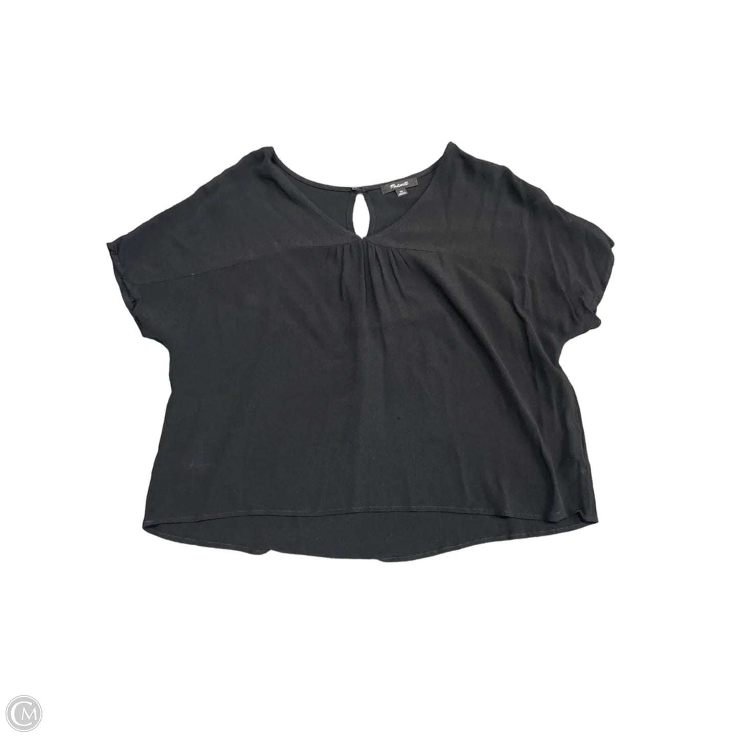 Top Short Sleeve By Madewell In Black, Size: Xs