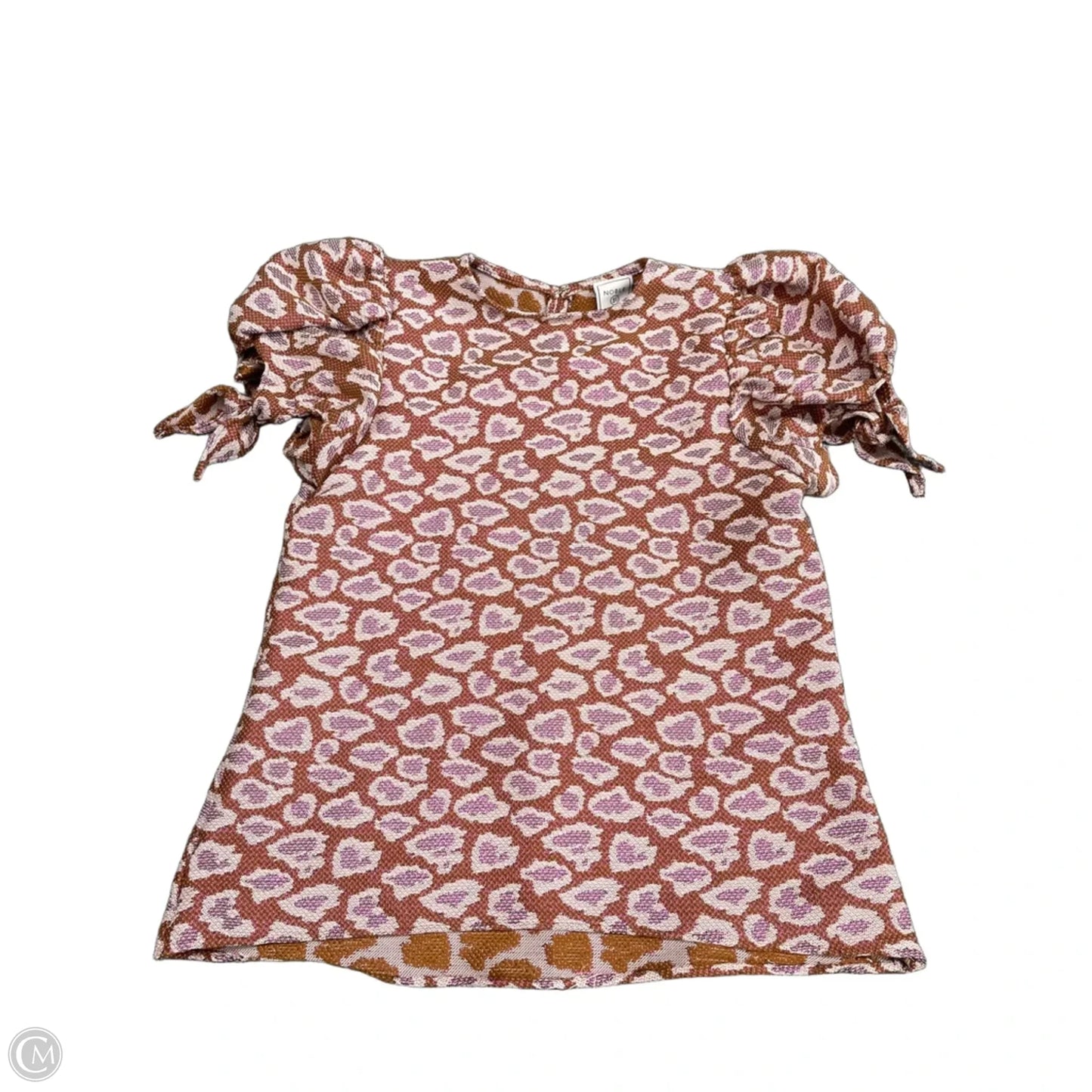 Top Short Sleeve By Cmc In Pink, Size: M