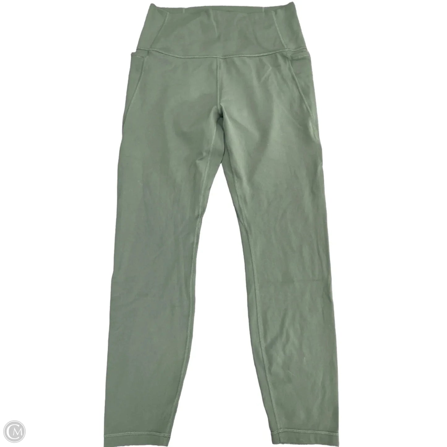 Athletic Leggings By Crz Yoga In Green, Size: L