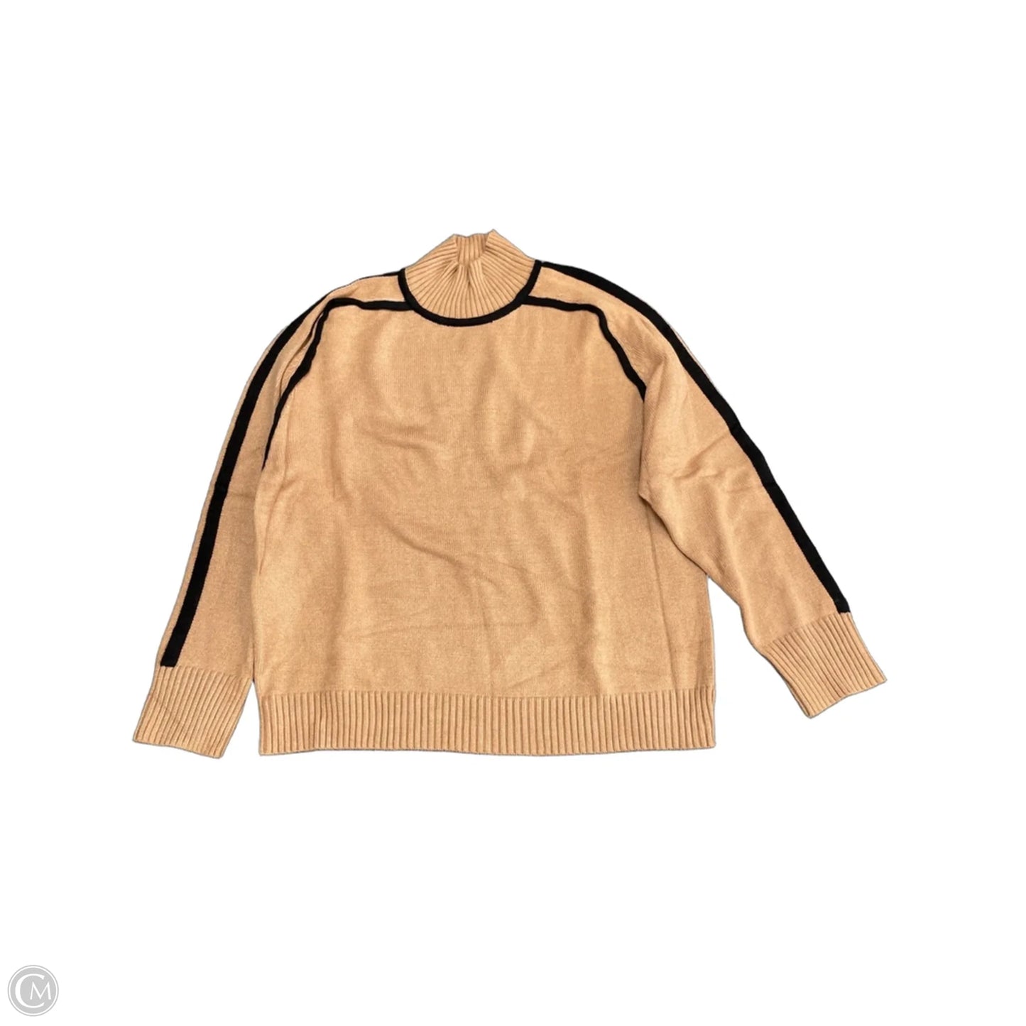 Sweater By Commense In Black & Cream, Size: Xl