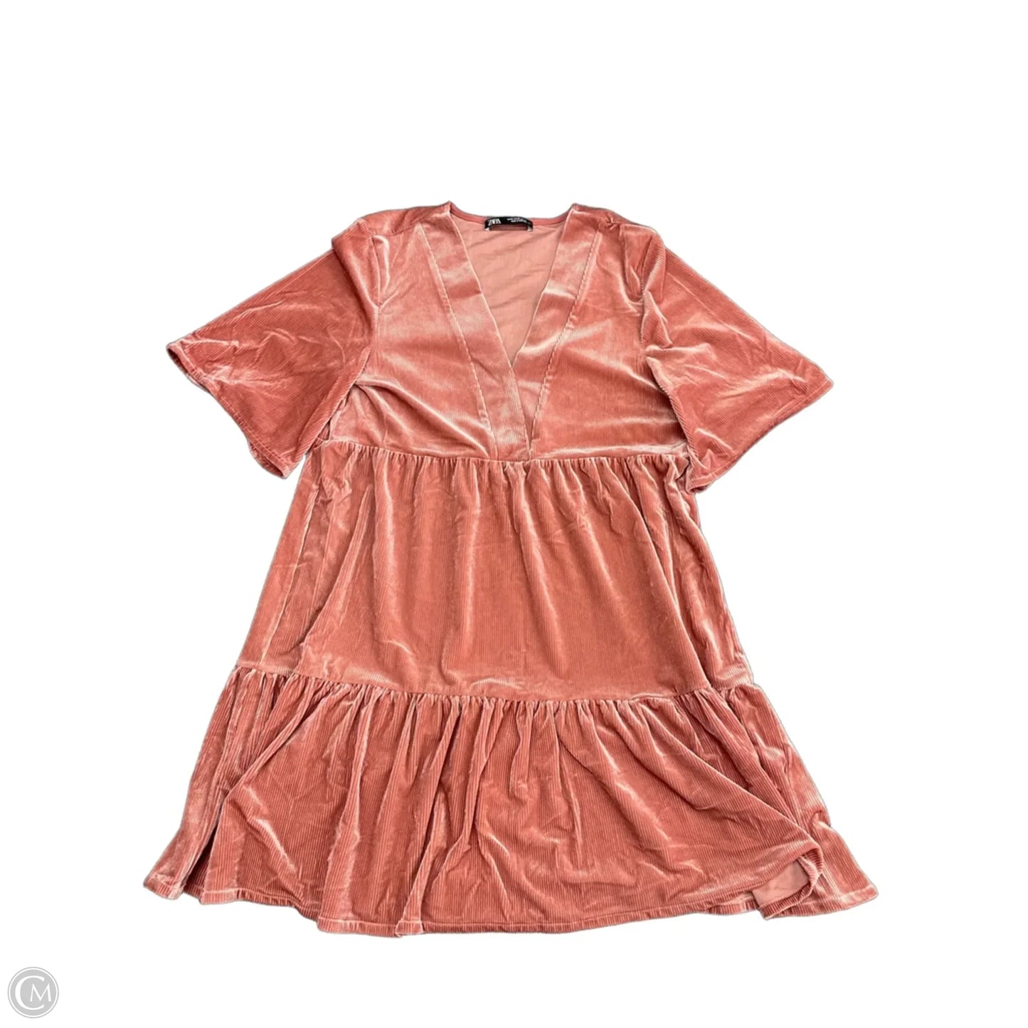 Dress Casual Short By Zara In Pink, Size: Xs