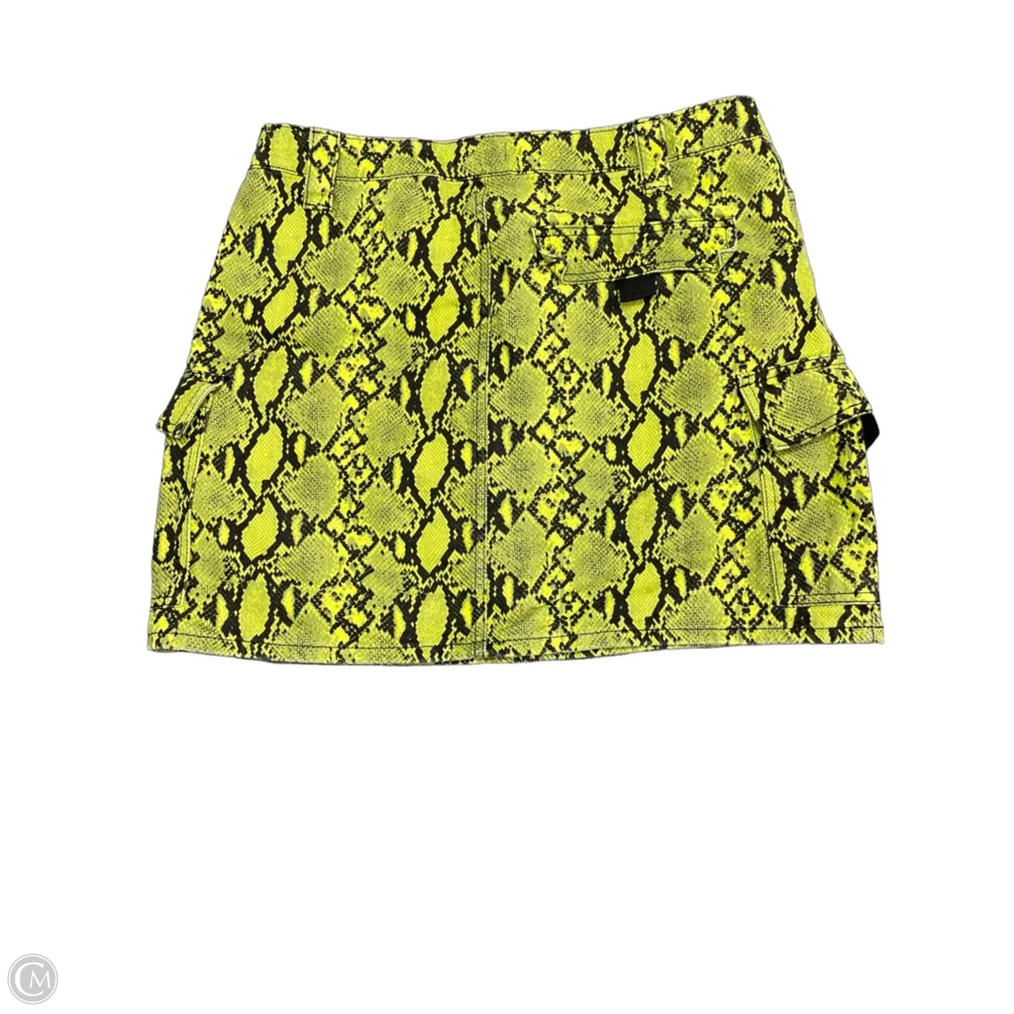 Skirt Mini & Short By Top Shop In Snakeskin Print, Size: 12