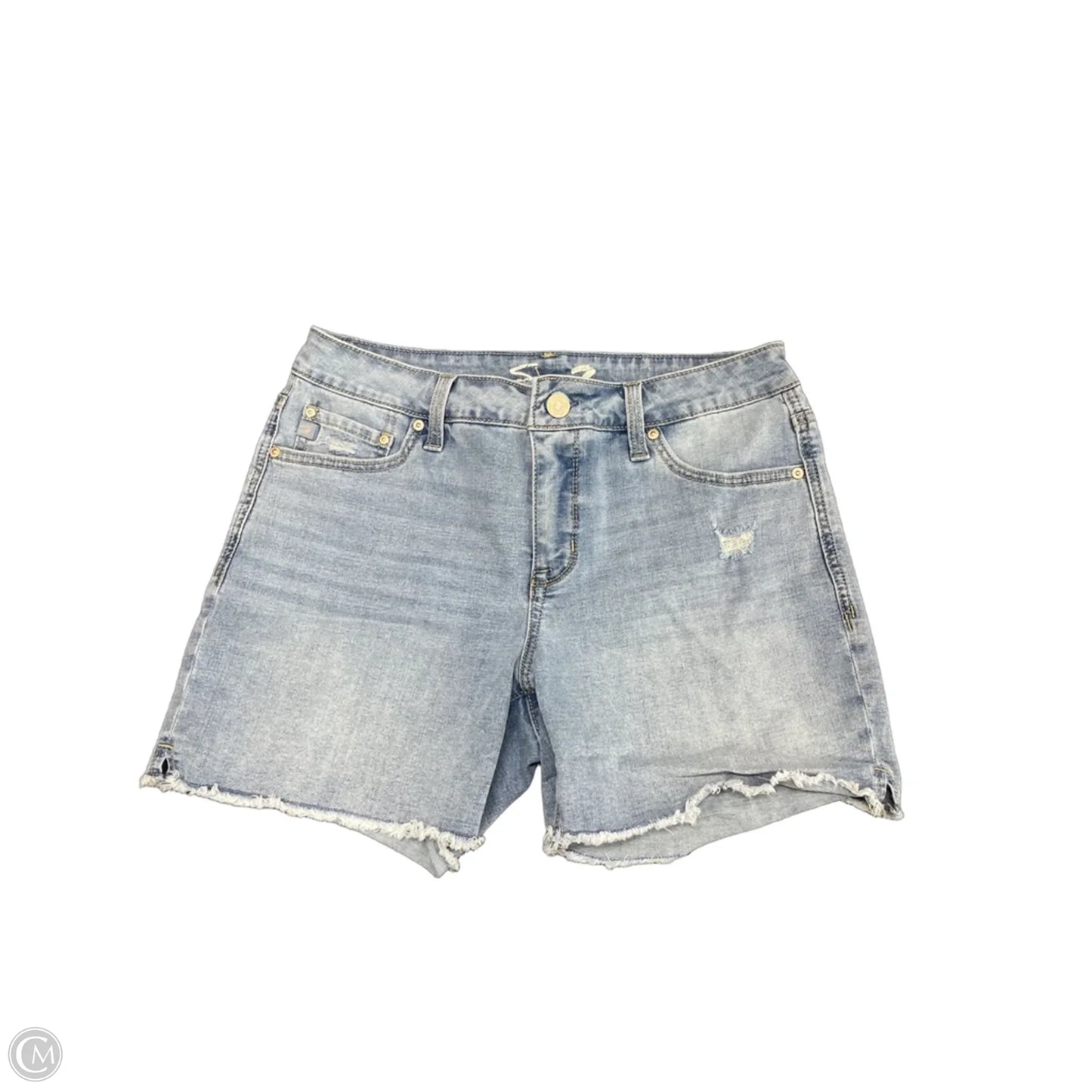 Shorts By Seven 7 In Blue Denim, Size: 6