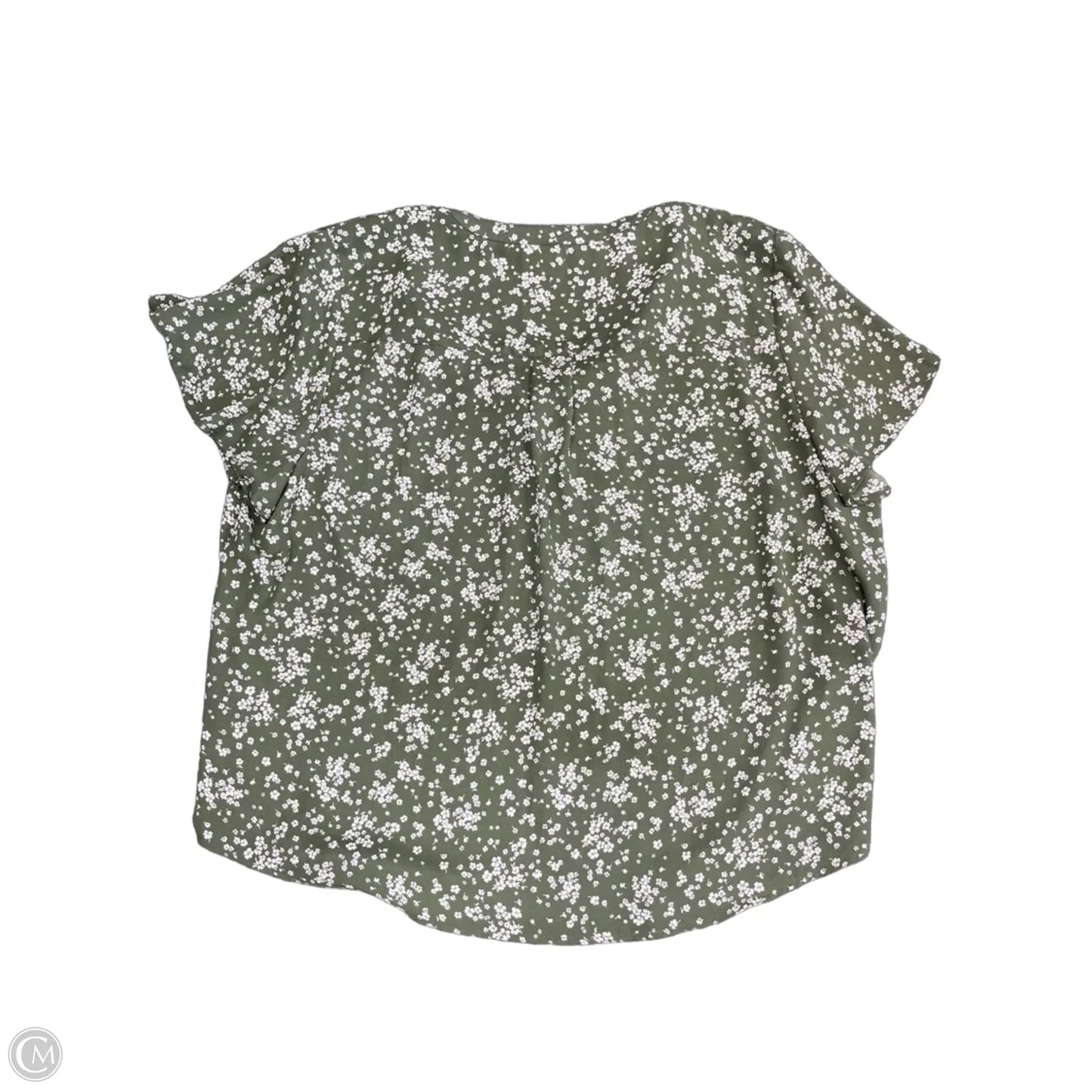 Blouse Short Sleeve By Torrid In Green, Size: 3x