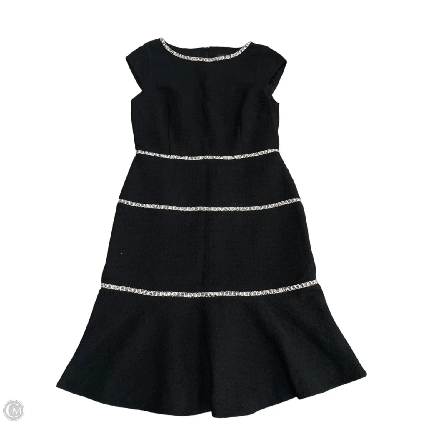 Dress Casual Short By Ann Taylor In Black, Size: 6p