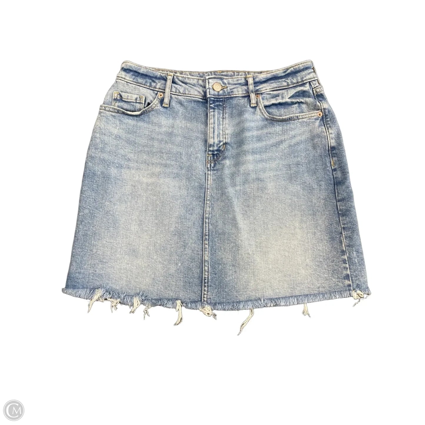 Skirt Mini & Short By Old Navy In Blue Denim, Size: 6