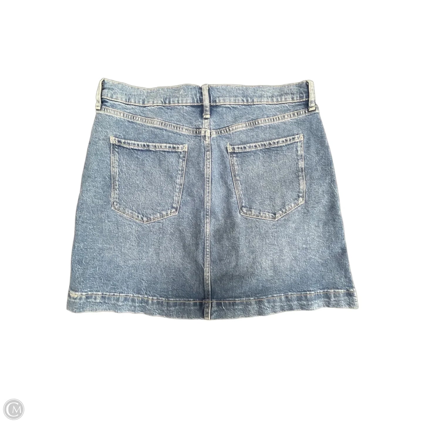 Skirt Mini & Short By Ana In Blue Denim, Size: 14